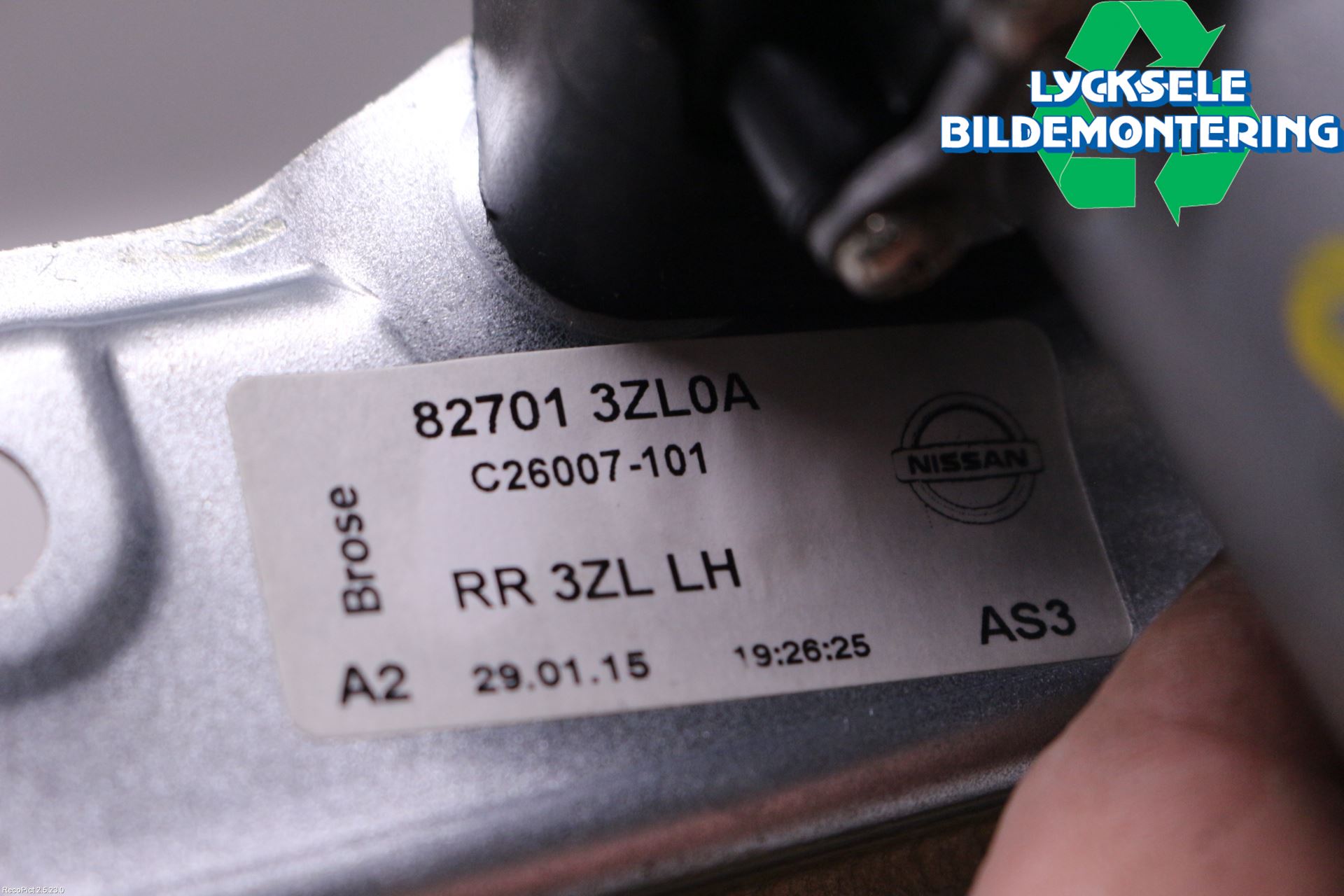 Nissan PULSAR Fönsterhiss El Kompl