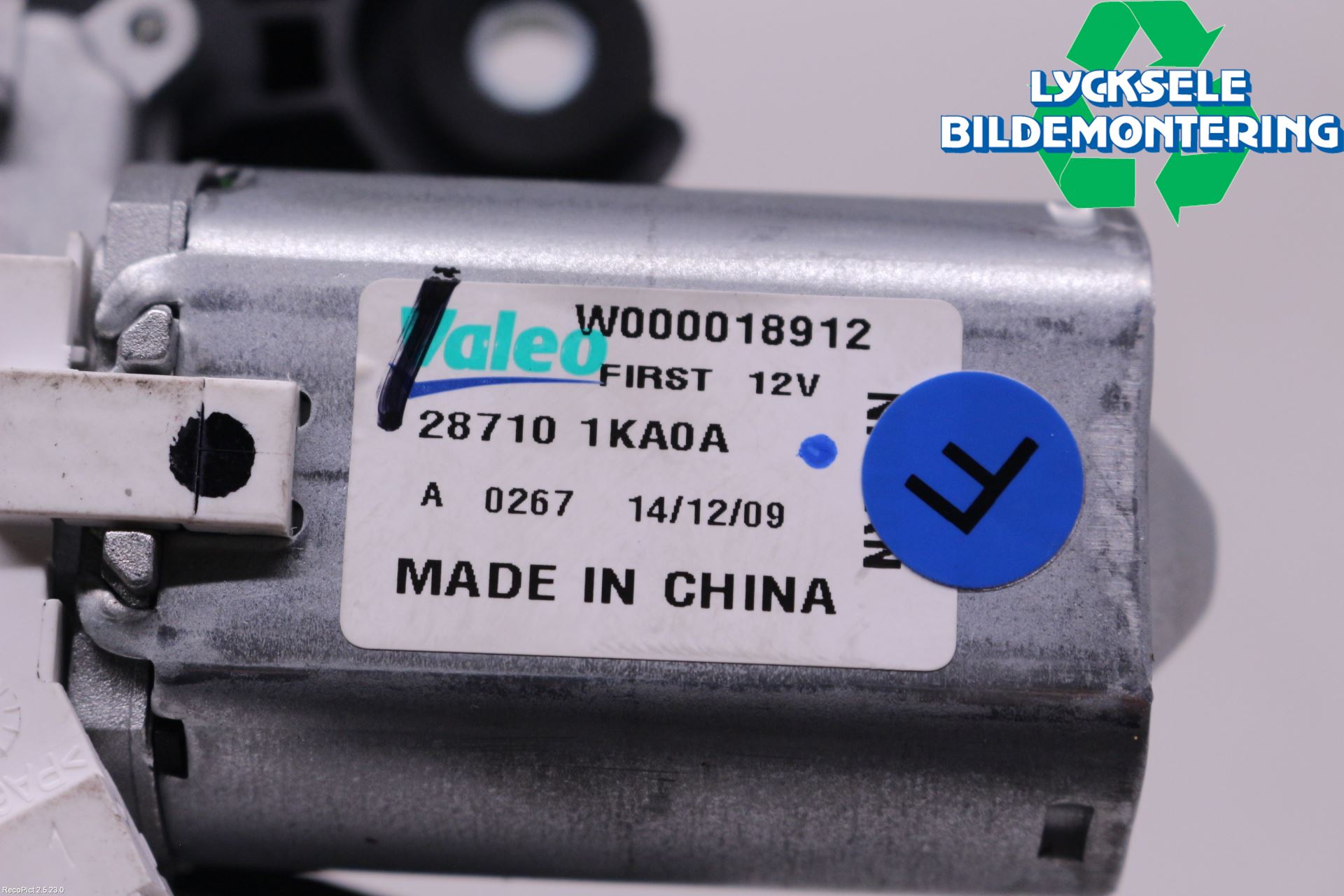 Nissan PULSAR Torkarmotor Baklucka