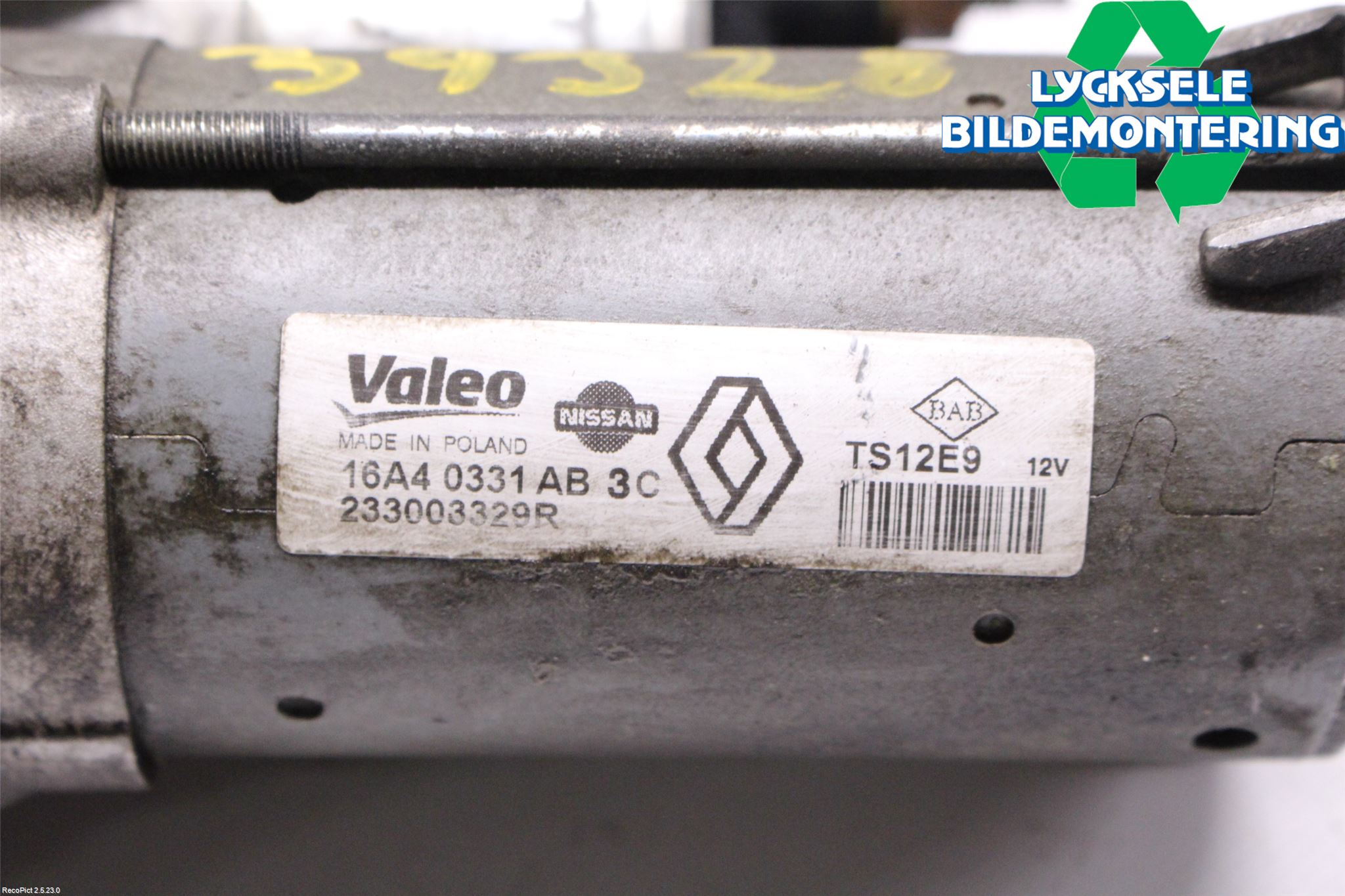 Nissan NV200/NV200 COMBI Startmotor Diesel