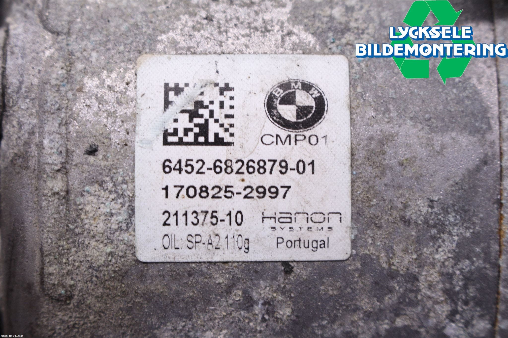 BMW X1 F48 15-22 Ac Kompressor