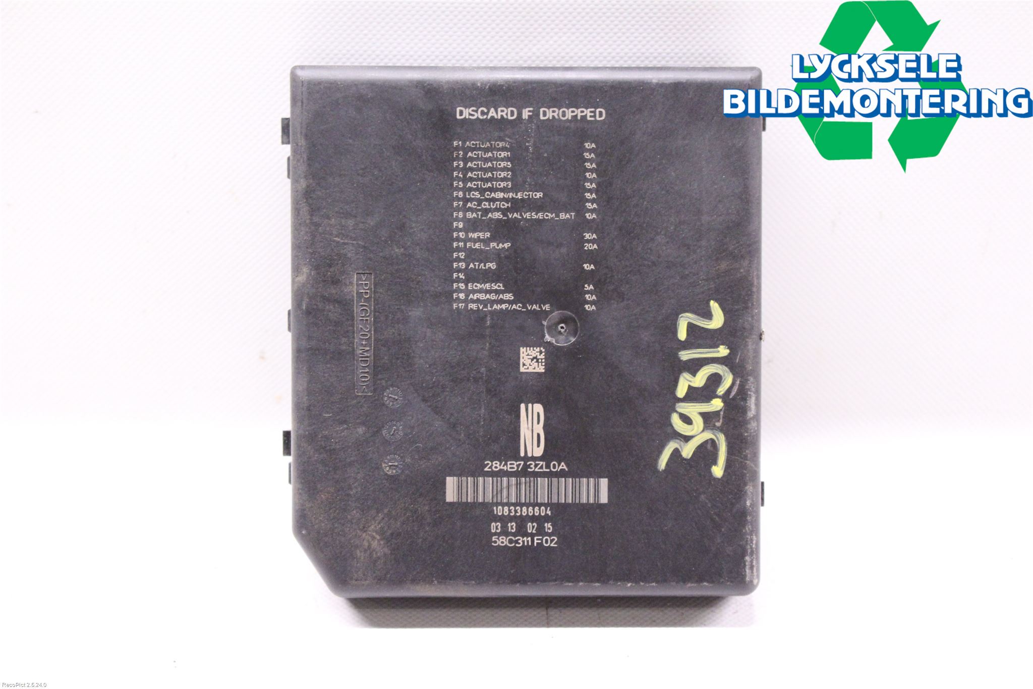 Nissan PULSAR Säkringsdosa-Elcentral