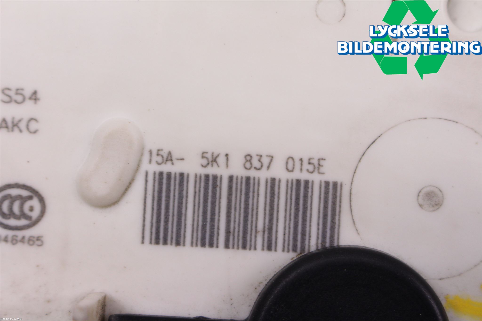 Volkswagen VW GOLF / E-GOLF VII 13-20 Låskista-Dörrlås