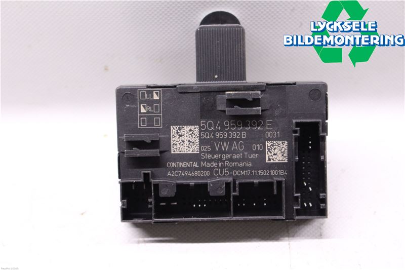 Volkswagen VW GOLF / E-GOLF VII 13-20 Styrenhet Dörr