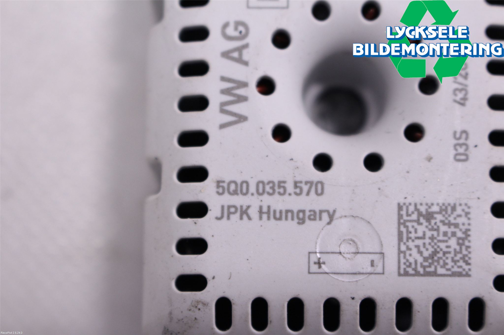 Volkswagen VW GOLF / E-GOLF VII 13-20 Antennförstärkare