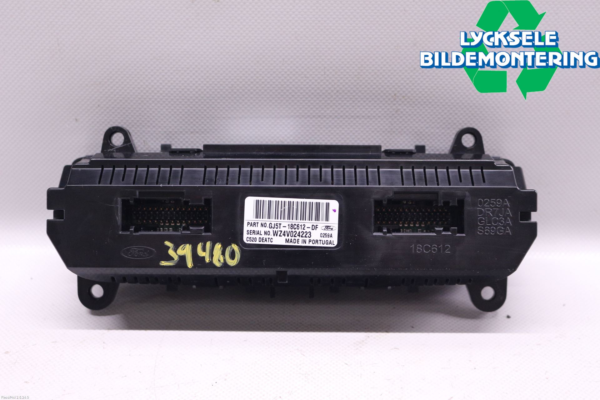 Ford KUGA 17-19 Ac Styrenhet Ac Manöveren