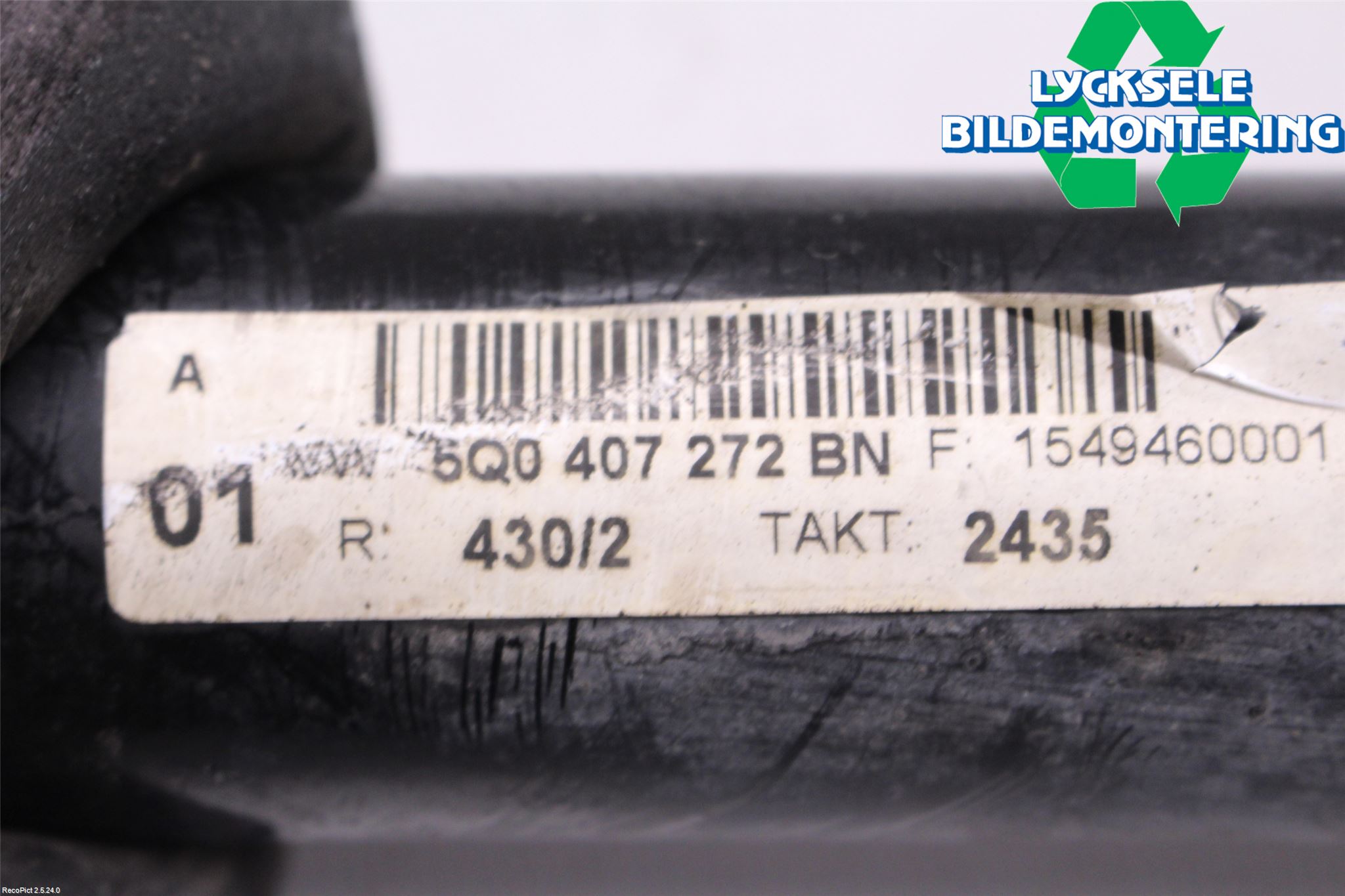 Volkswagen VW GOLF / E-GOLF VII 13-20 Drivaxel Fram Höger