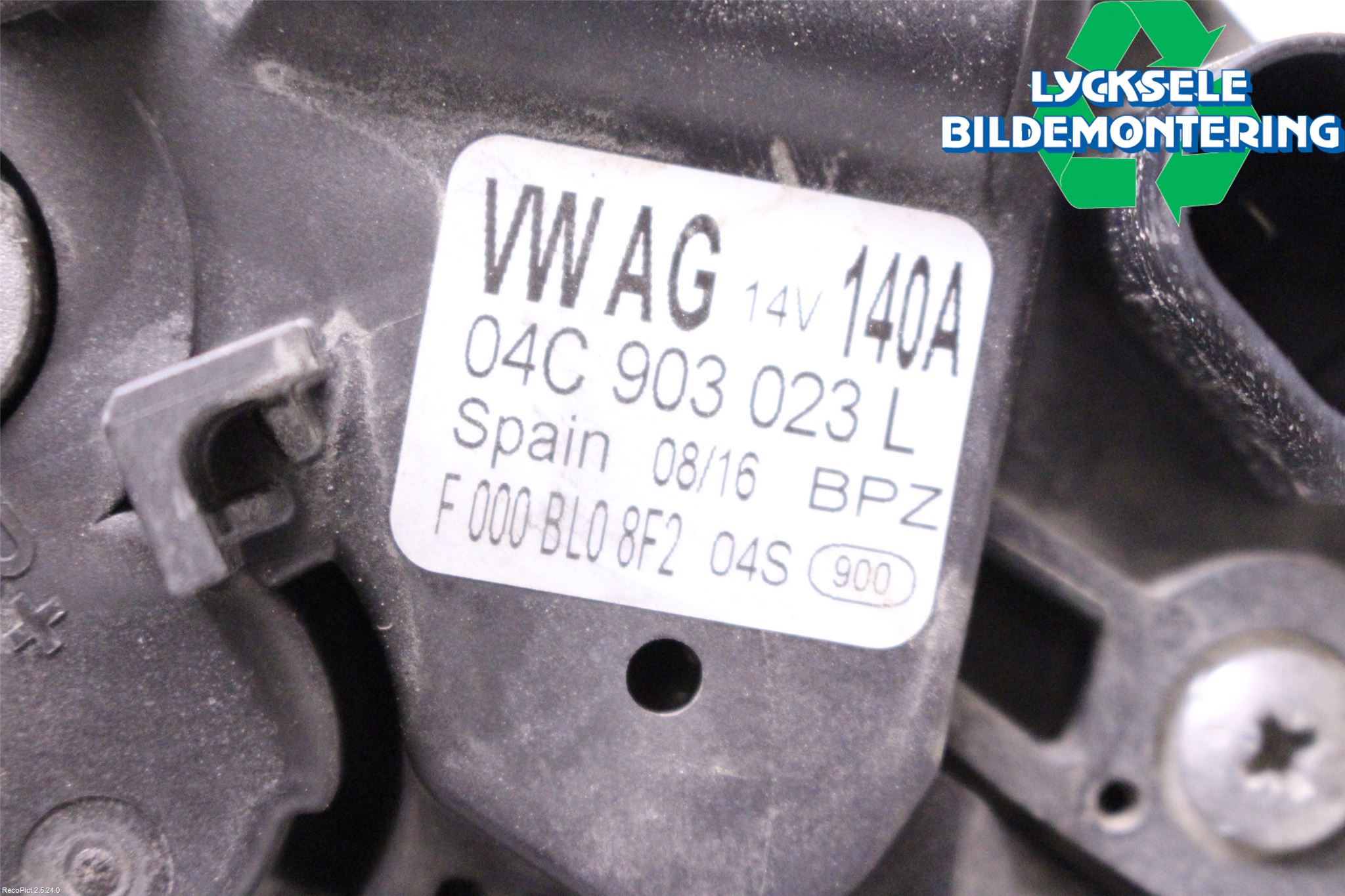 Volkswagen VW POLO 10-17 Generator