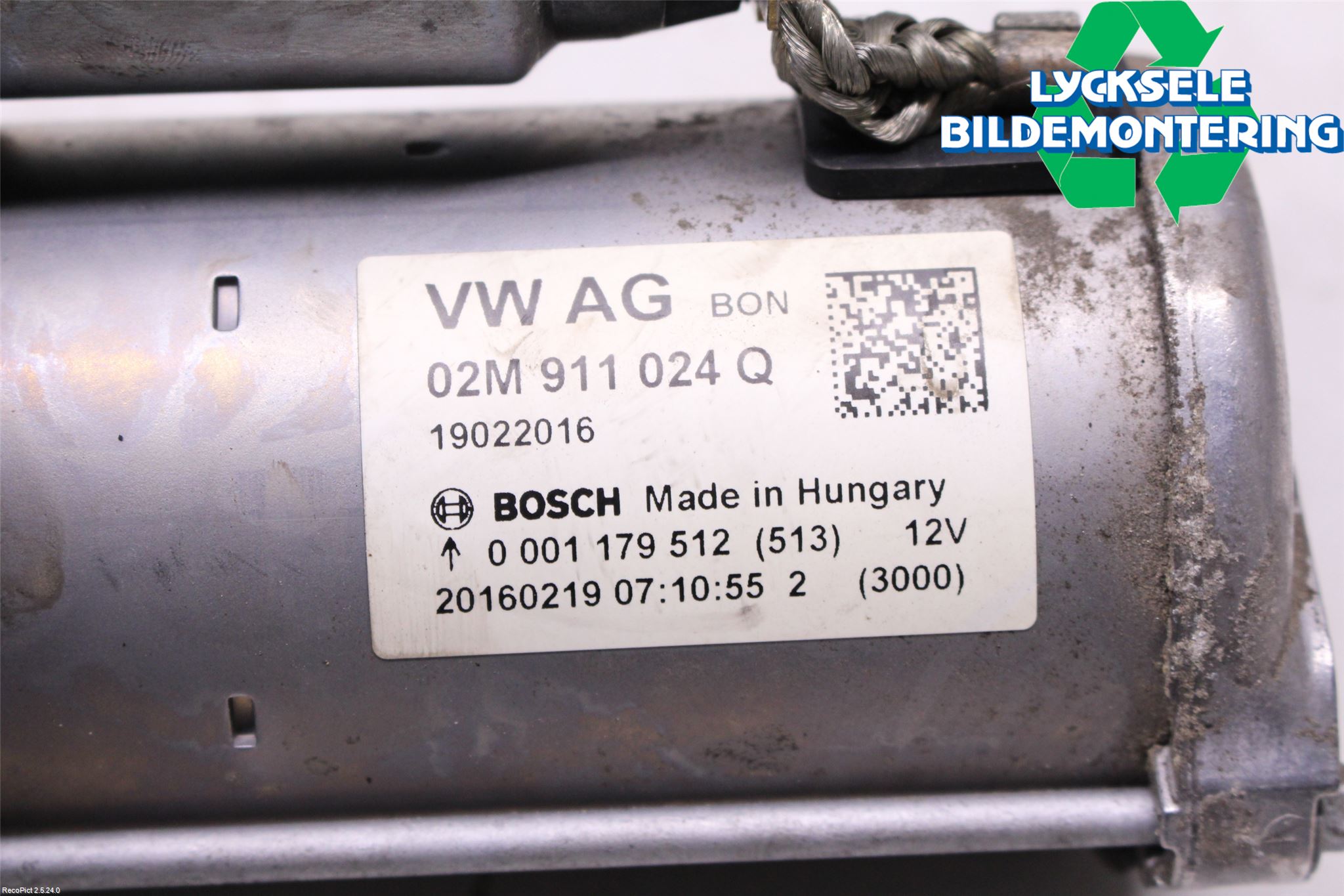 Volkswagen VW POLO 10-17 Startmotor