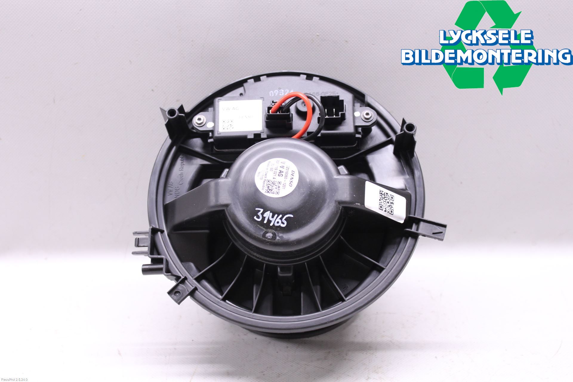 Volkswagen VW PASSAT 15-19 Ac Värmefläkt