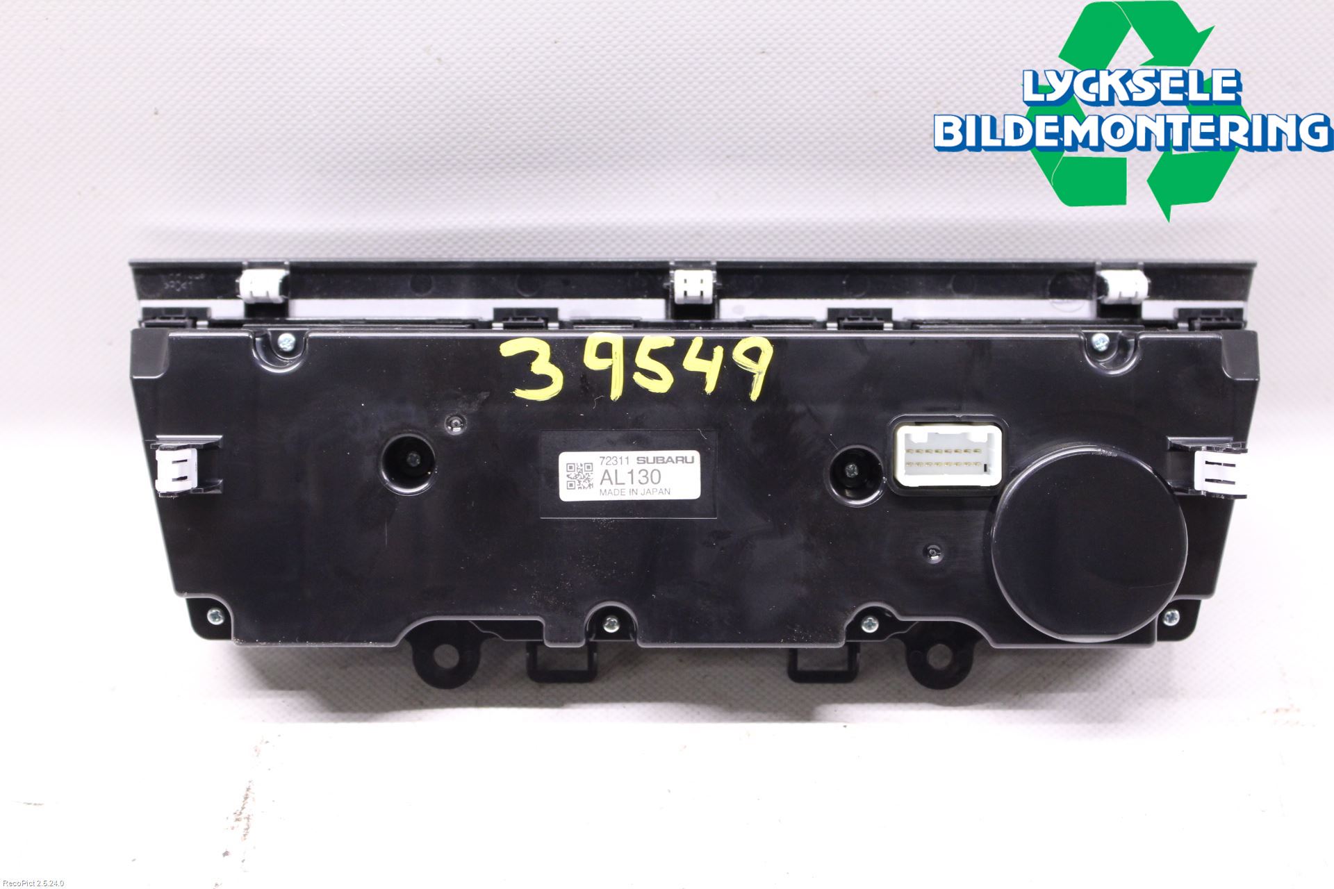 Subaru OUTBACK 15-20 Ac Styrenhet Ac Manöveren