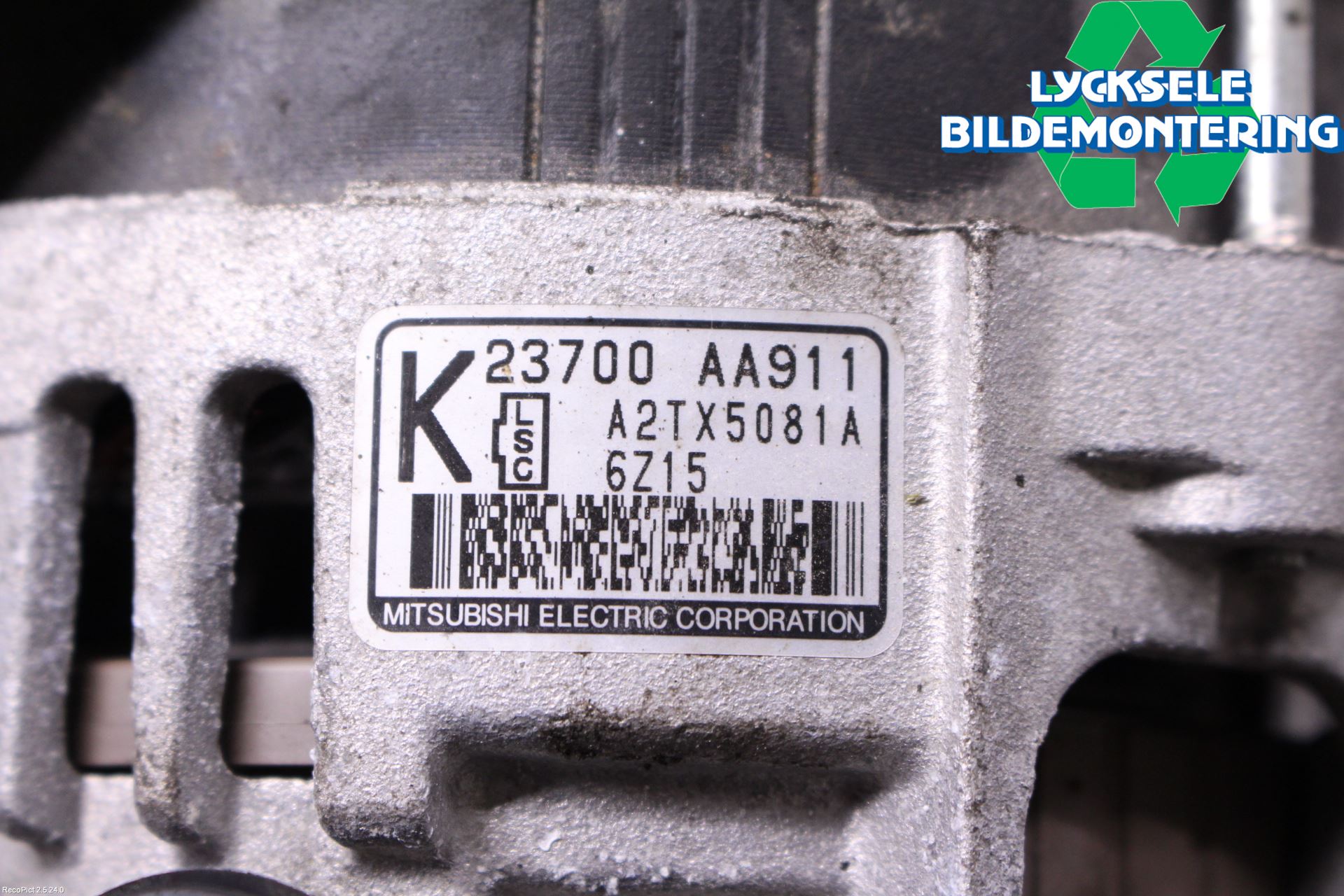 Subaru OUTBACK 15-20 Generator