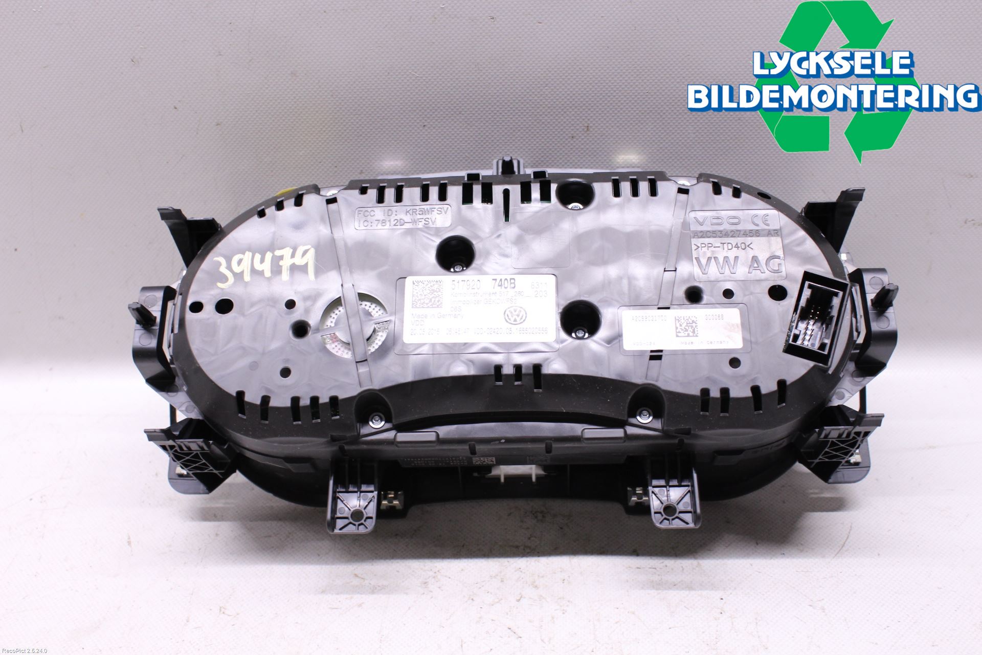 Volkswagen VW GOLF SPORTSVAN 15-20 Instrument Komb