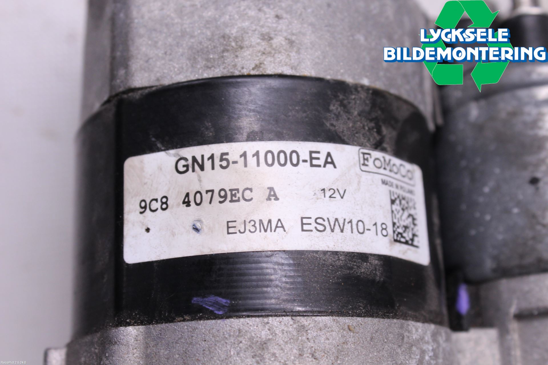 Ford ECOSPORT 17- Startmotor