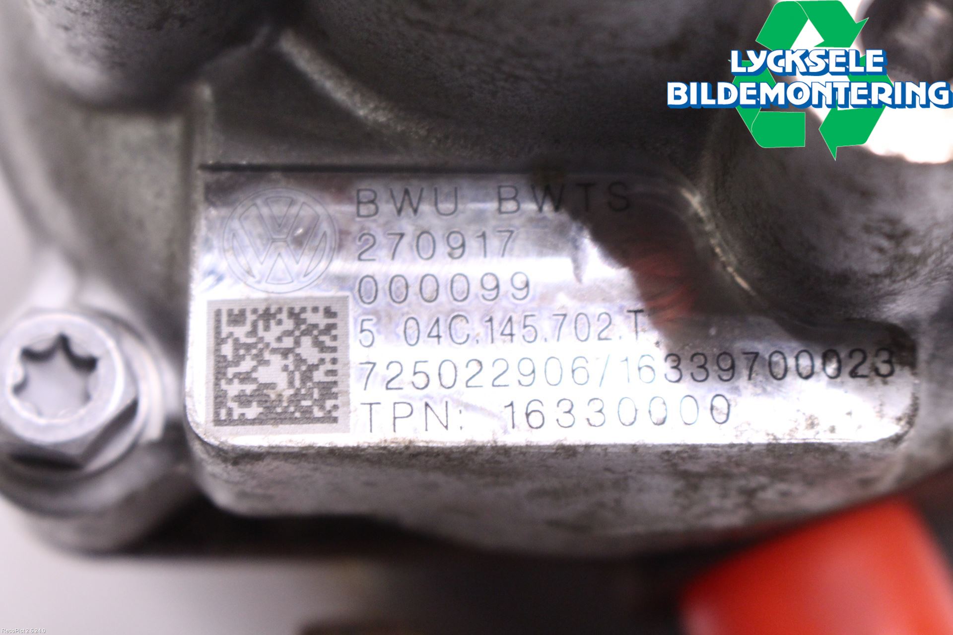 Volkswagen VW POLO VI 18->> Turboaggregat