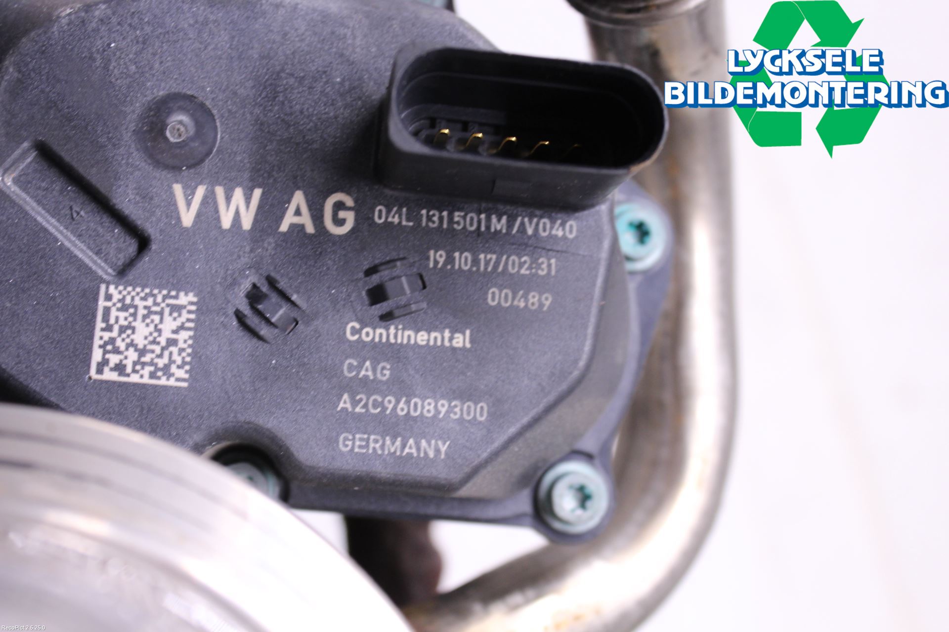 Volkswagen VW PASSAT 15-19 Avgaskylare