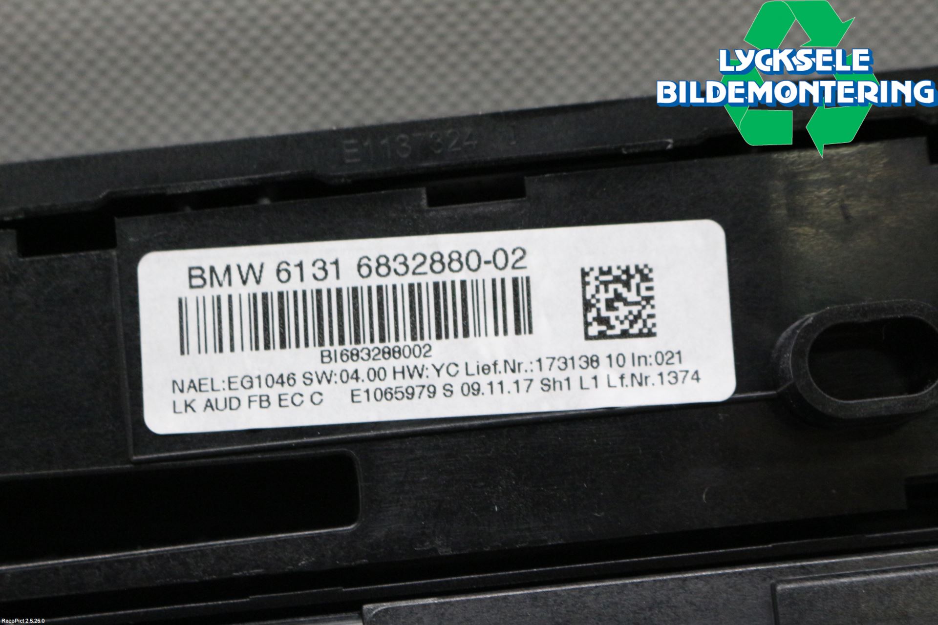 BMW 3 F30/F31/F80 12-19 Ac Styrenhet Ac Manöveren