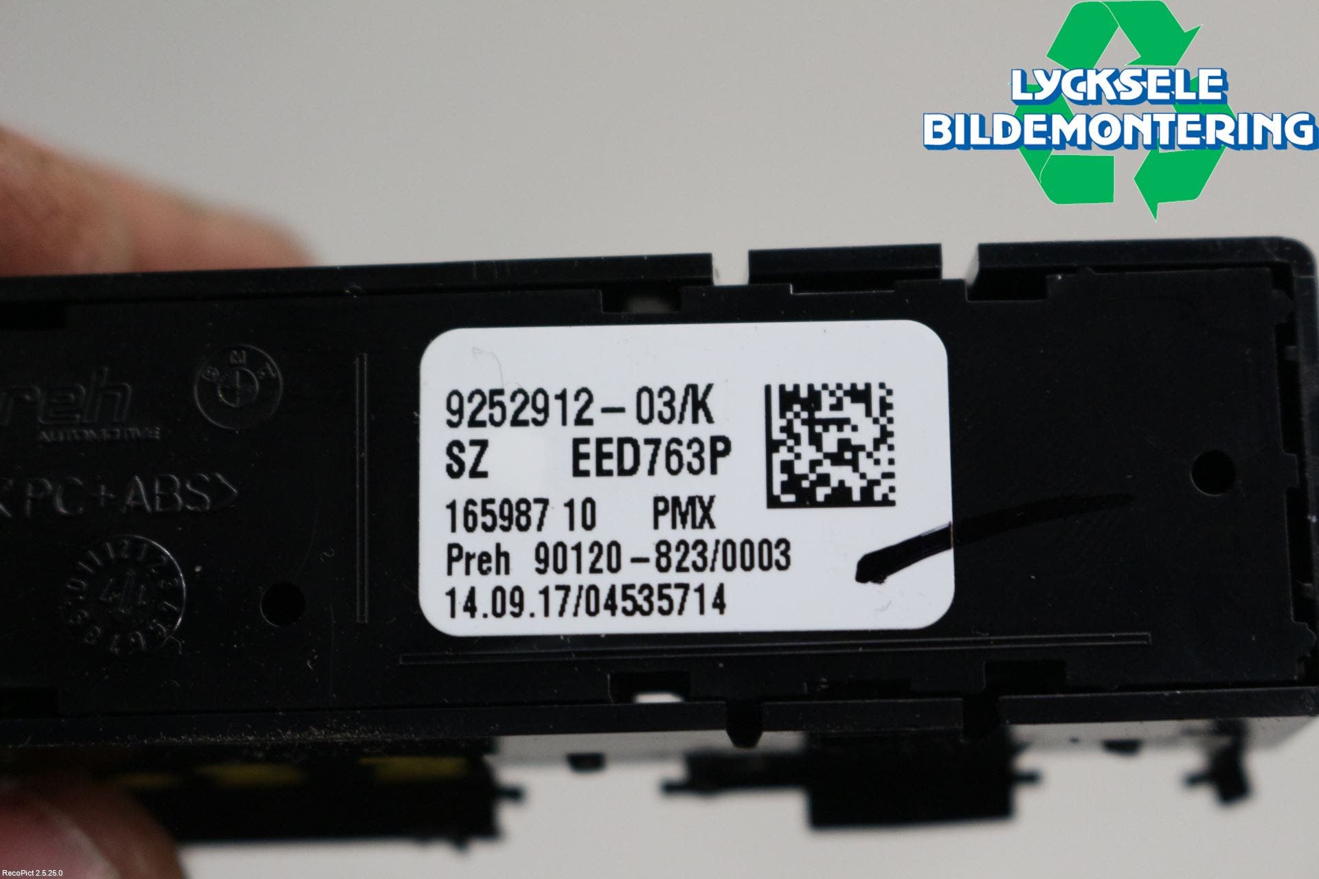 BMW 3 F30/F31/F80 12-19 Strömställare Multifunktion