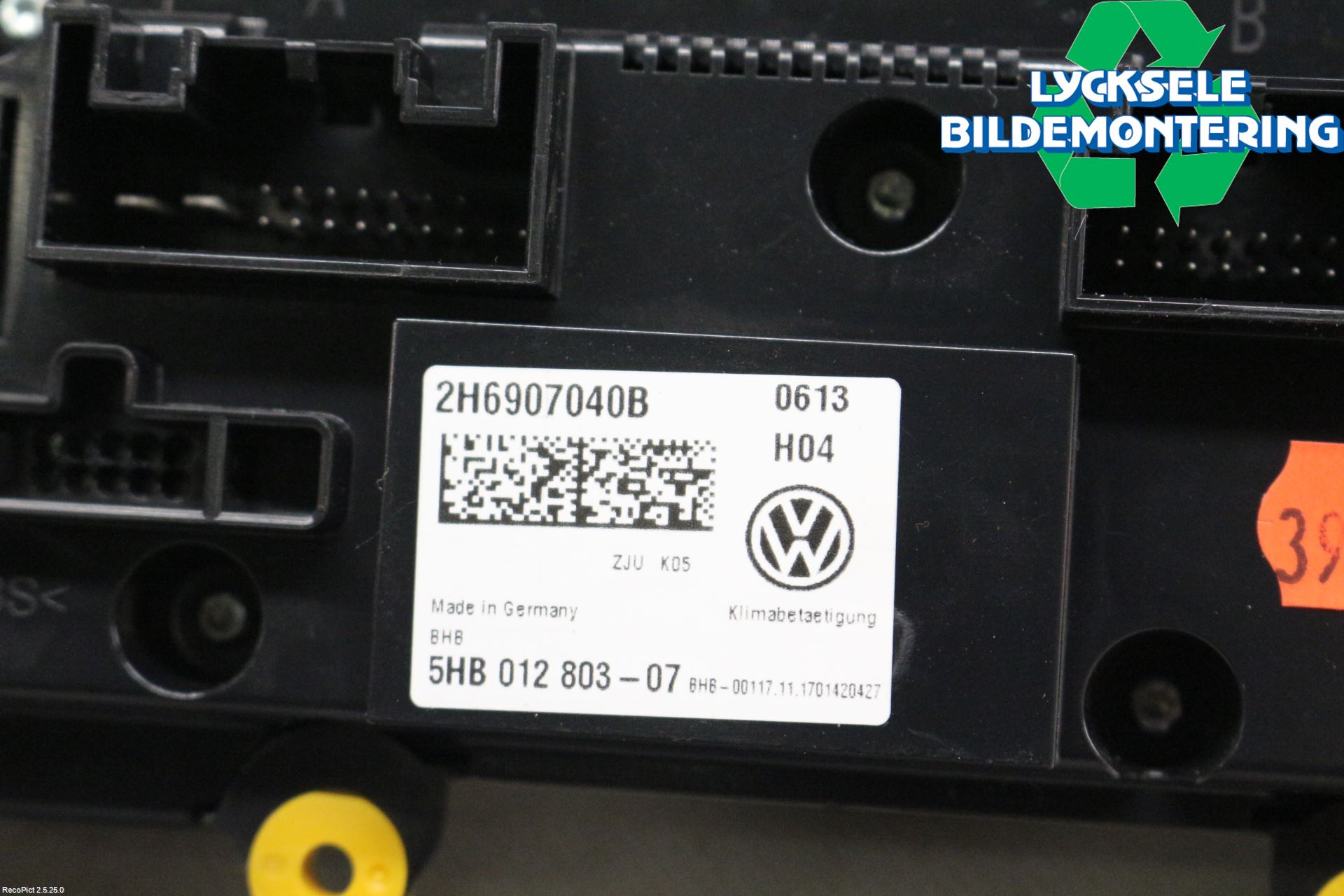 Volkswagen VW AMAROK 2H 10-22 Ac Styrenhet Ac Manöveren