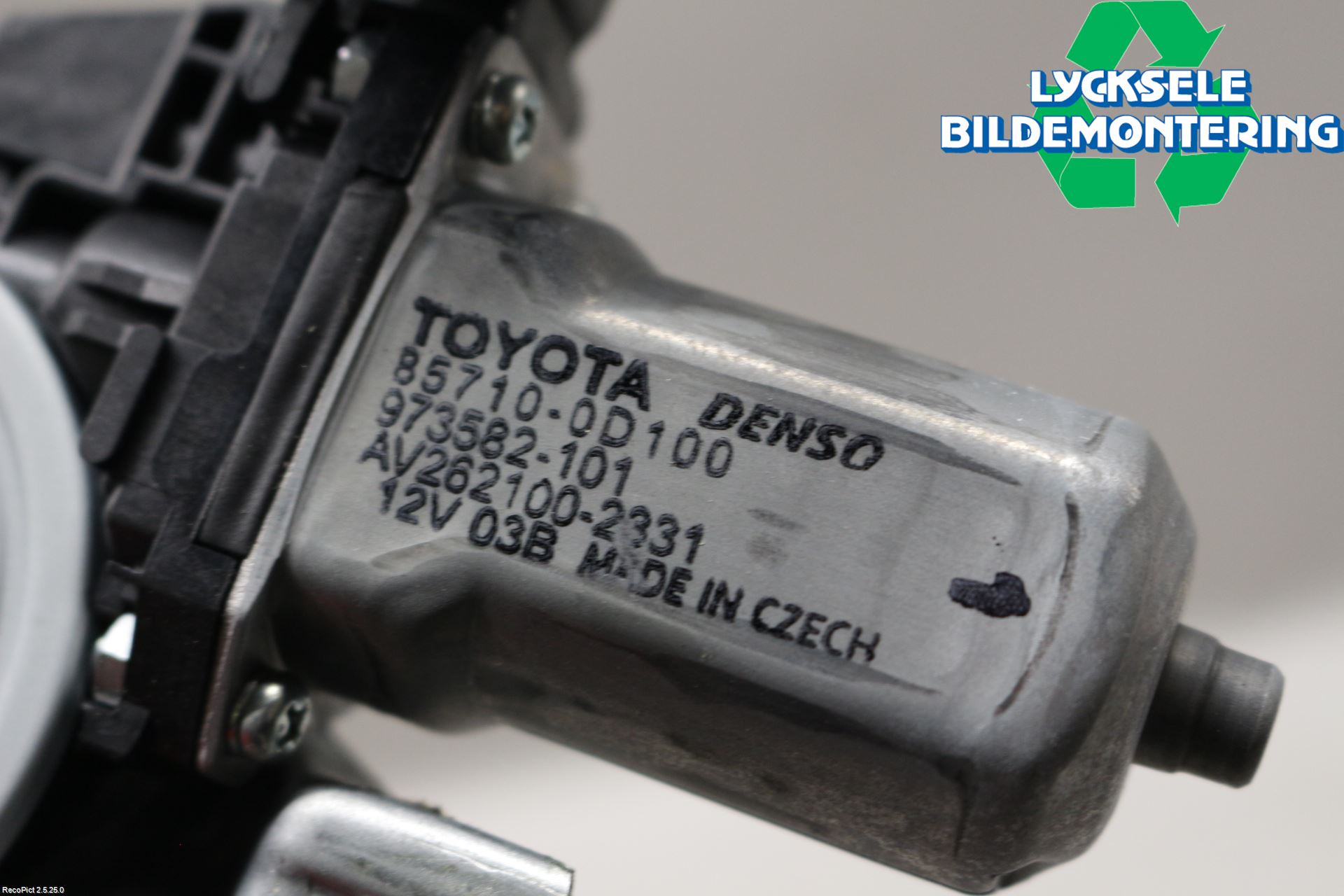 Toyota YARIS XP130 15-20 Fönsterhiss El Kompl