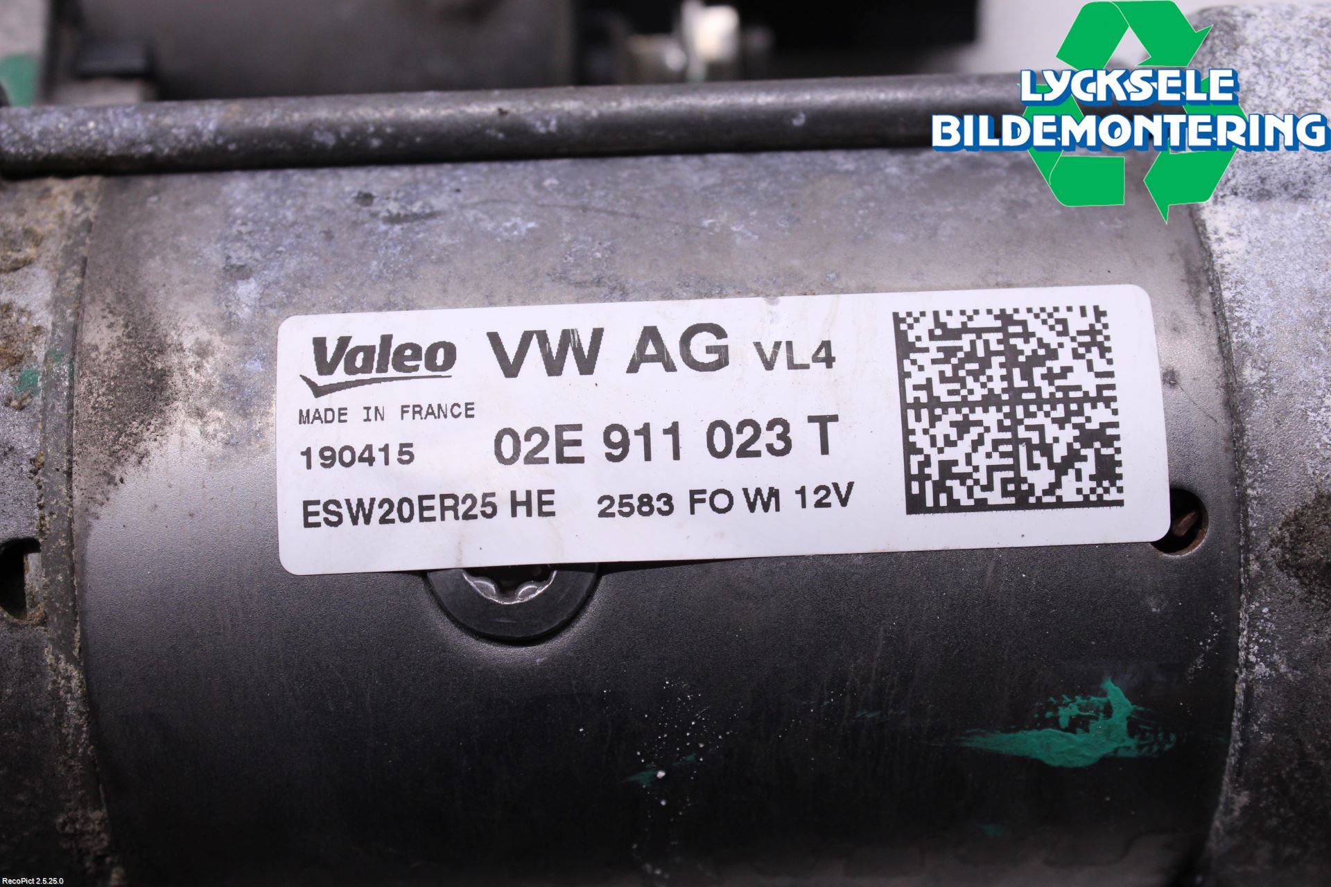 Volkswagen VW PASSAT 15-19 Startmotor Diesel
