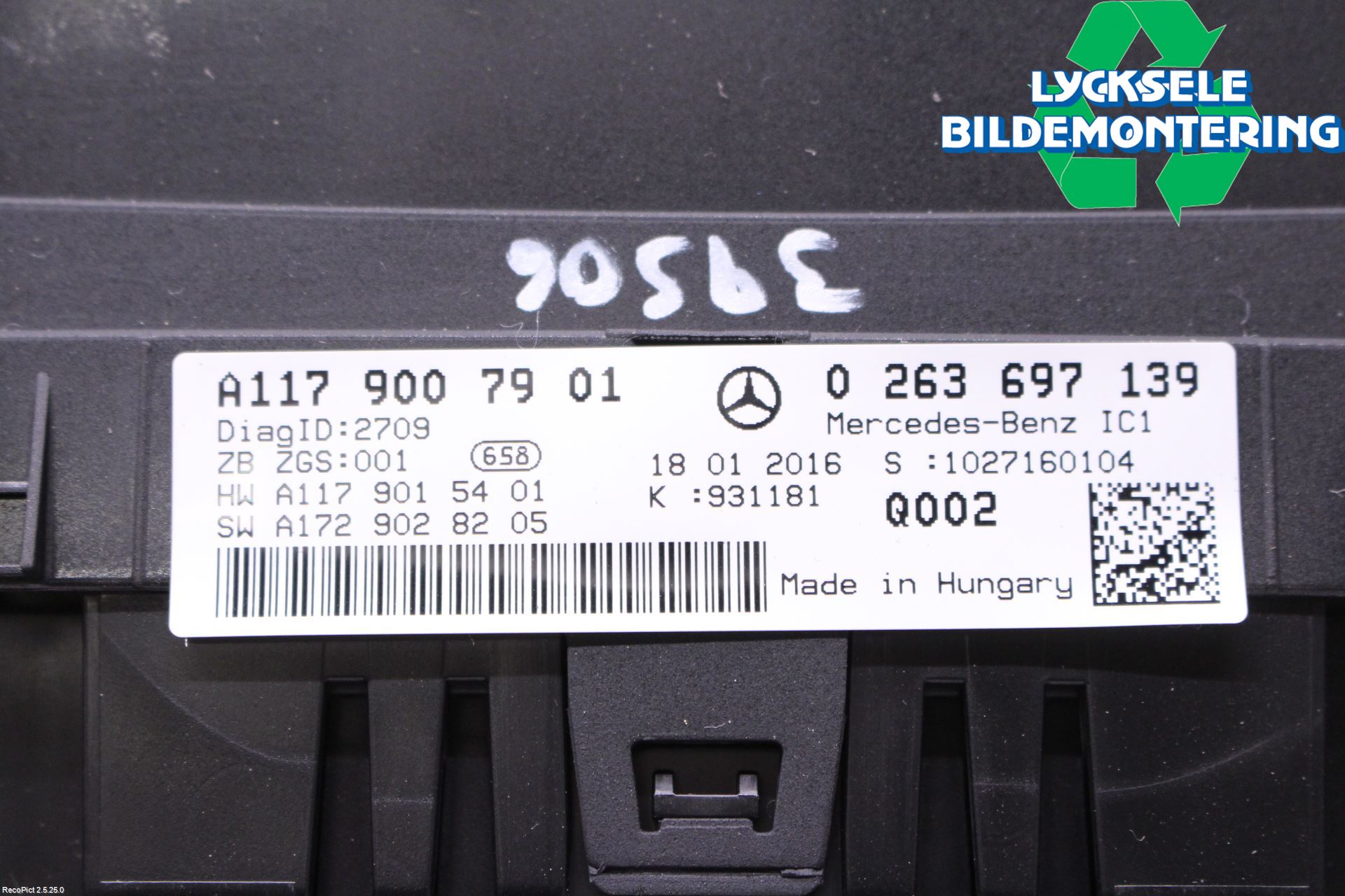 Mercedes-Benz MB CLA-KLASS (C117/X117) 13-19 Instrument Komb