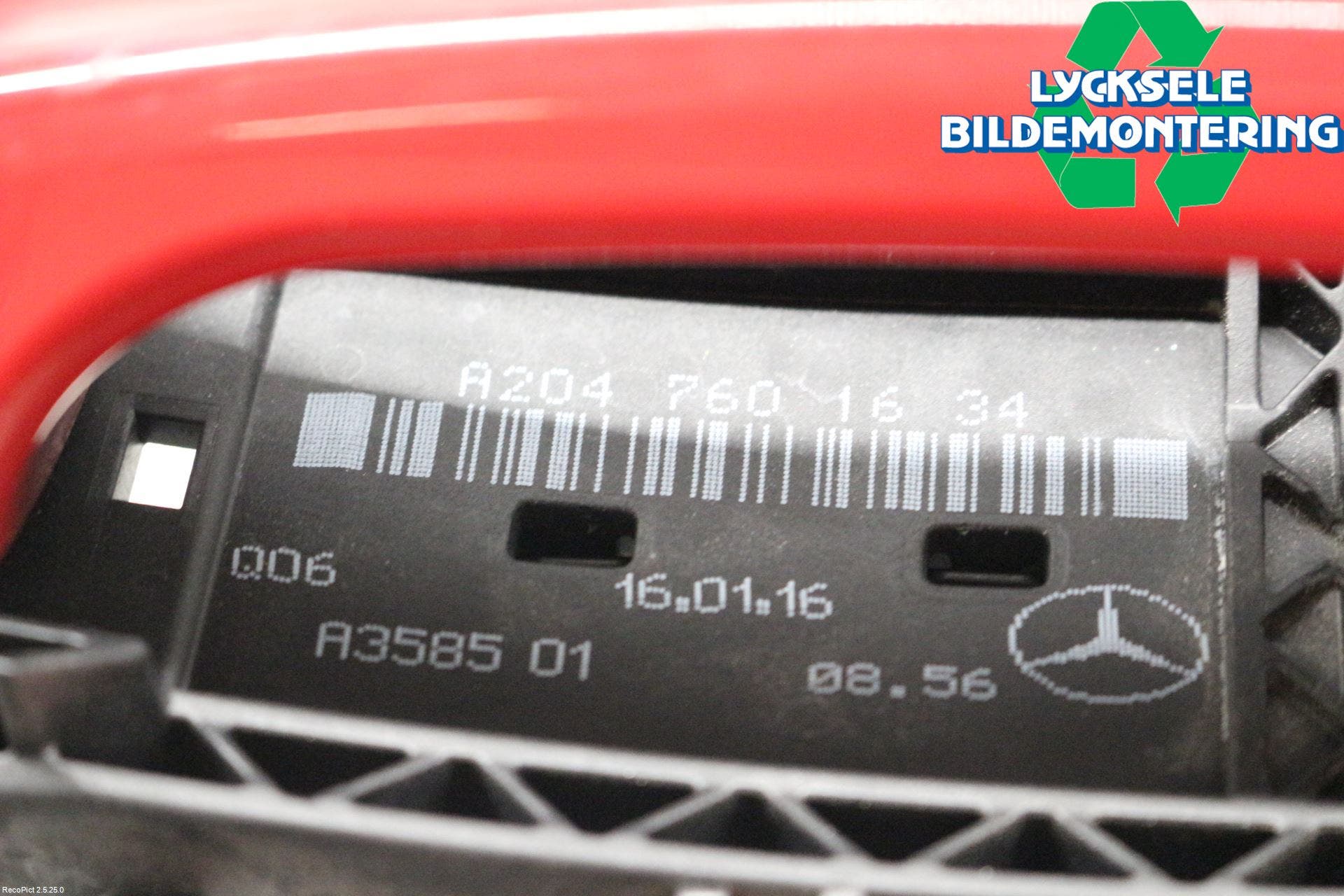 Mercedes-Benz MB CLA-KLASS (C117/X117) 13-19 Dörrhandtag Yttre Hö