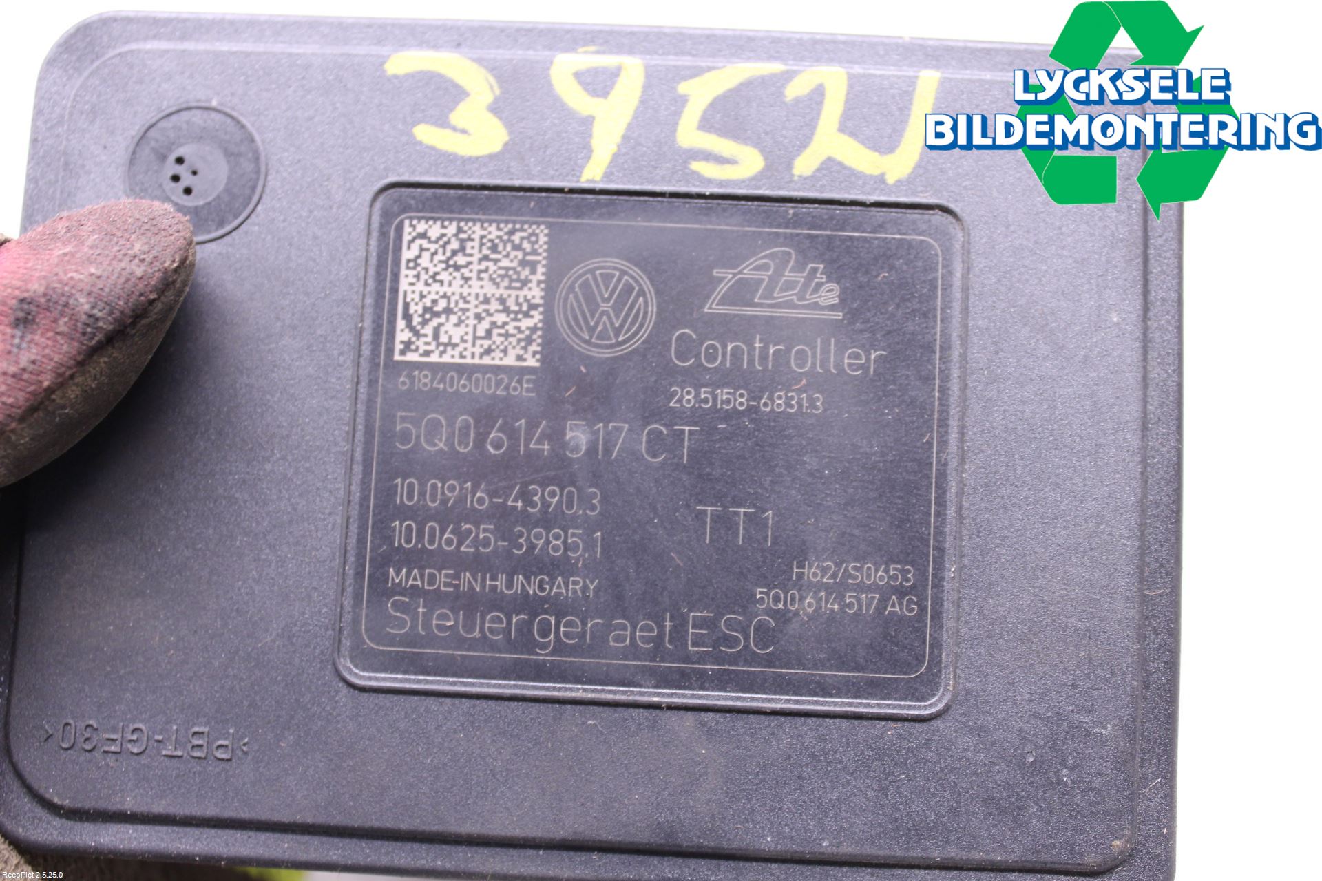 Volkswagen VW PASSAT 15-19 Abs Hydraulaggregat