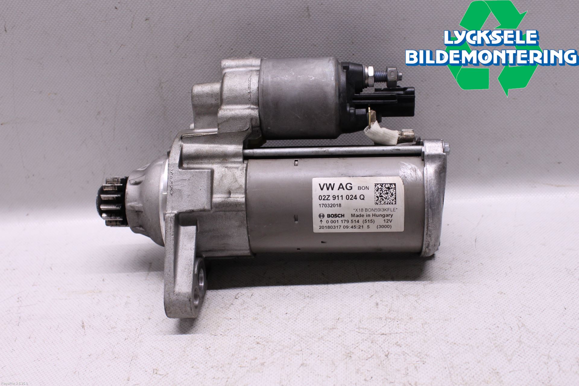 Volkswagen VW PASSAT 15-19 Startmotor