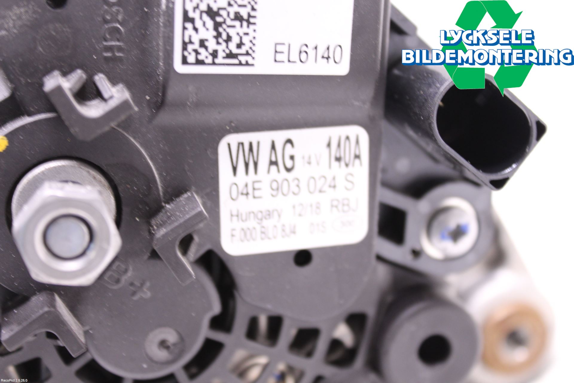 Volkswagen VW PASSAT 15-19 Generator