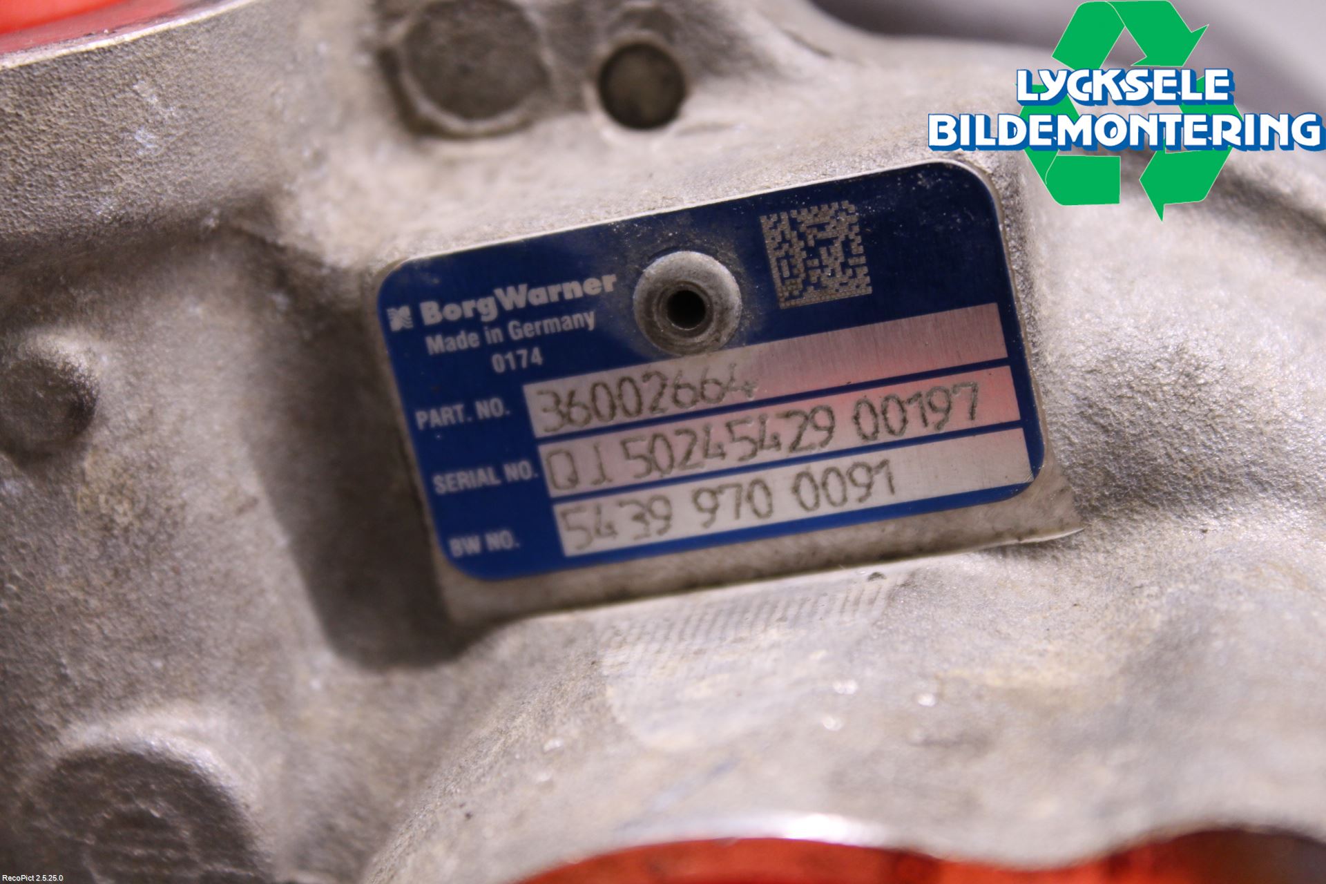 Volvo XC70 14-16 Turboaggregat