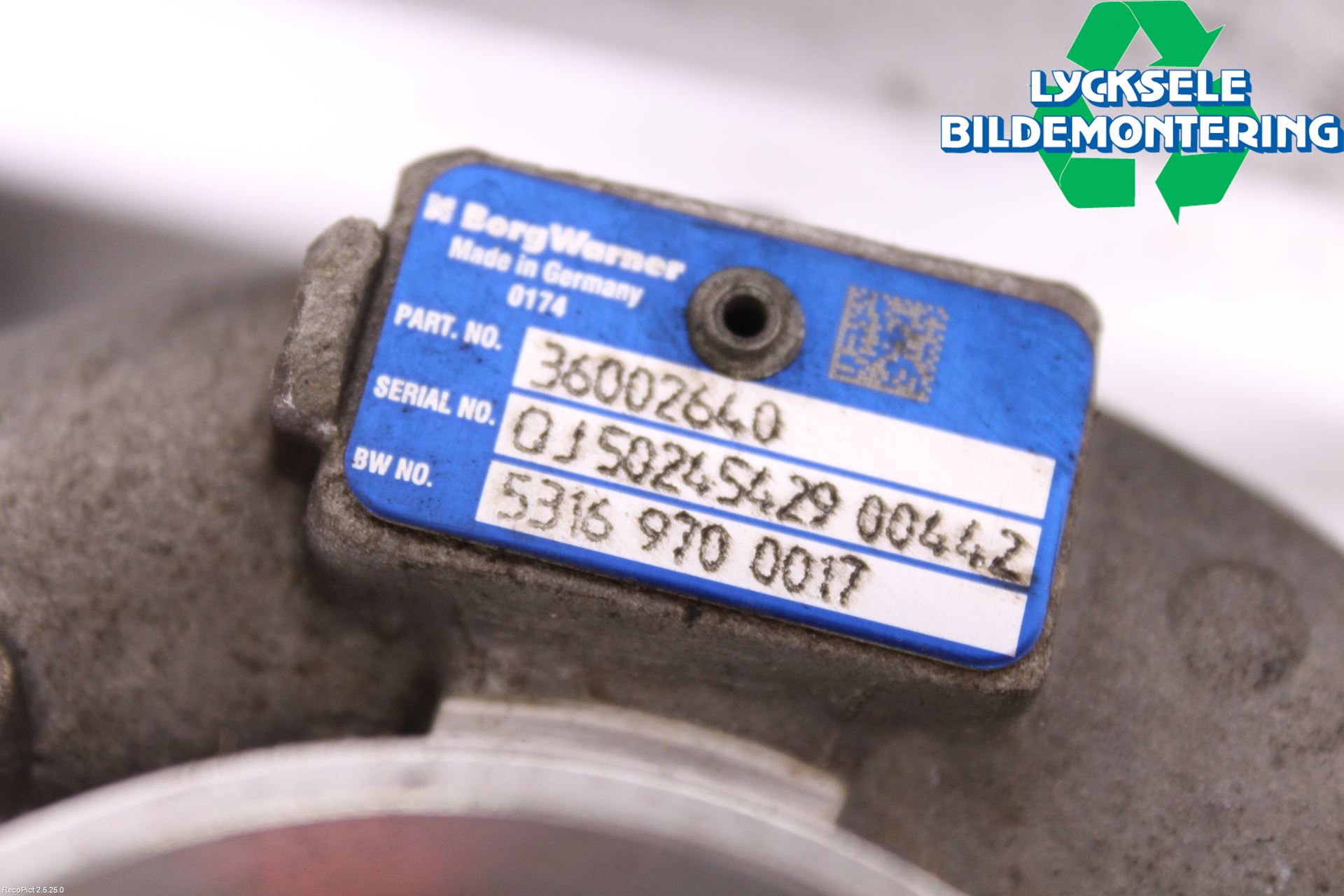 Volvo XC70 14-16 Turboaggregat