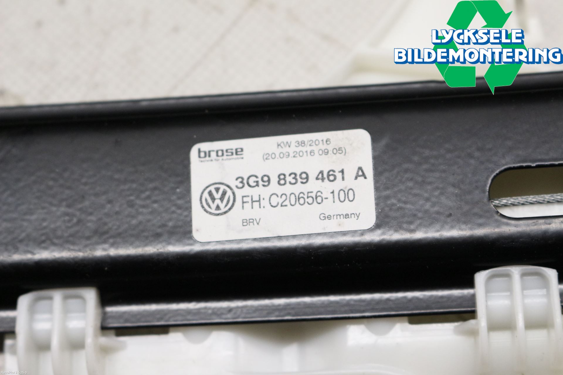 Volkswagen VW PASSAT 15-19 Fönsterhissmekanism