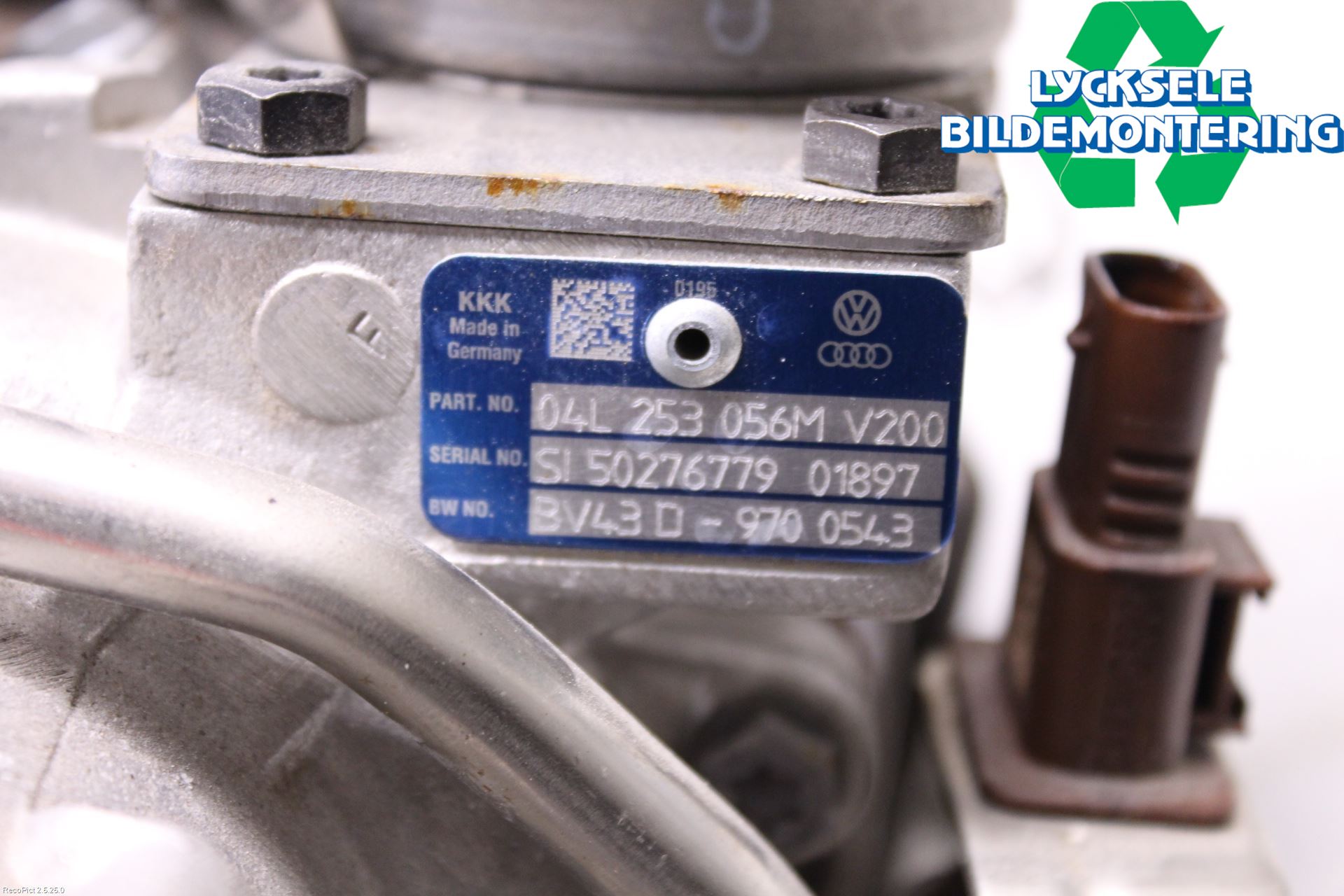 Volkswagen VW PASSAT 15-19 Turboaggregat