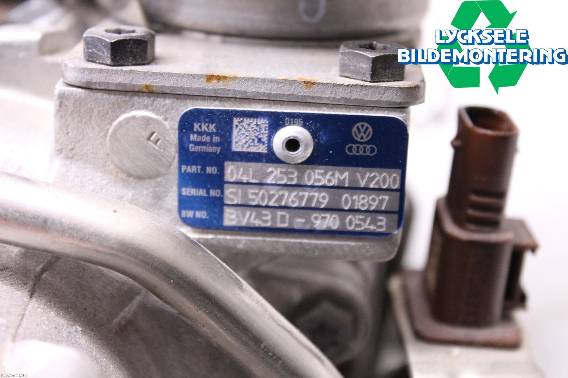 Volkswagen VW PASSAT 15-19 Turboaggregat