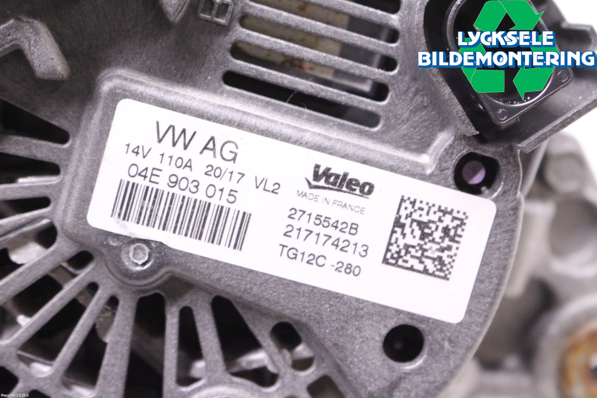 Skoda FABIA 15-21 Generator