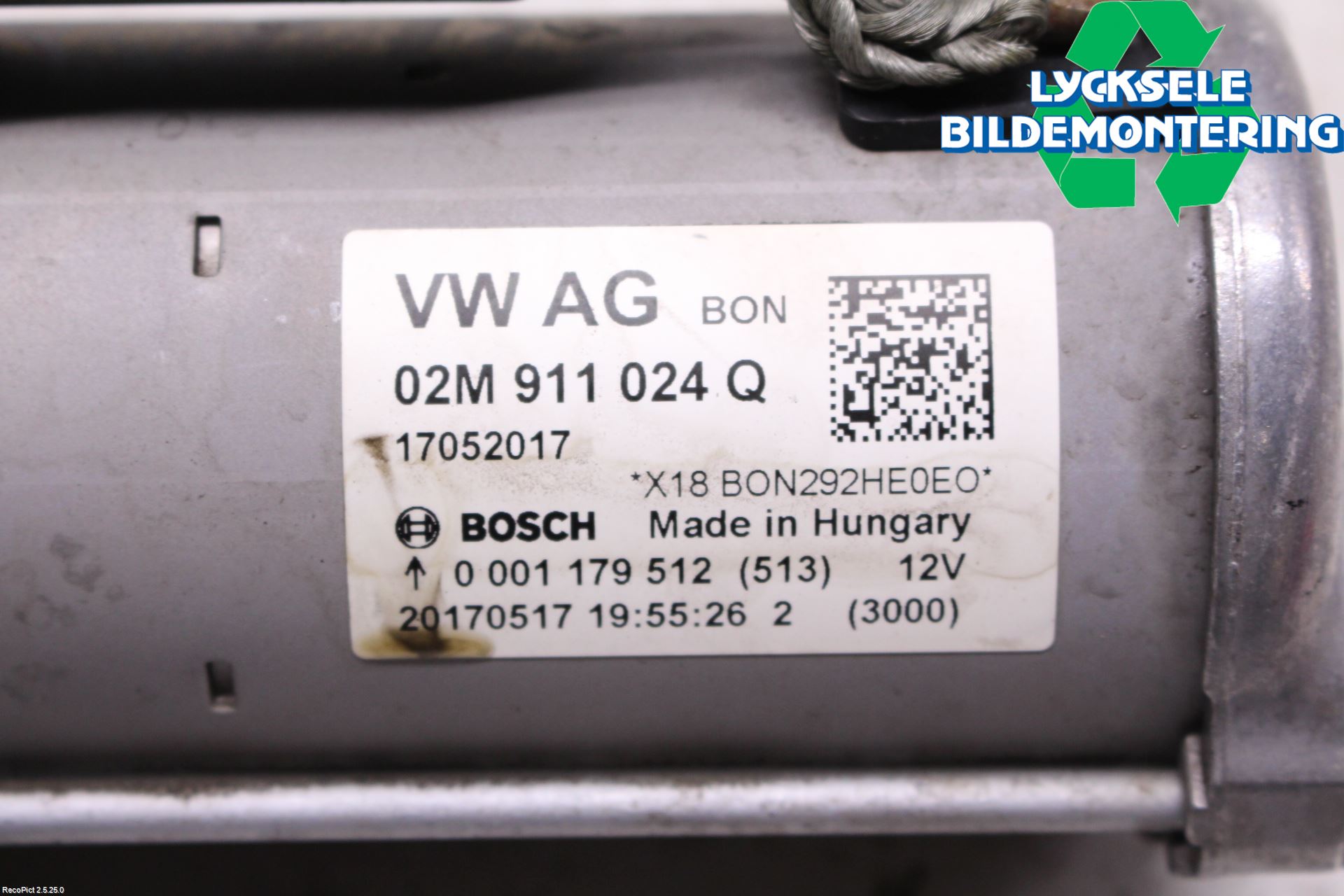 Skoda FABIA 15-21 Startmotor