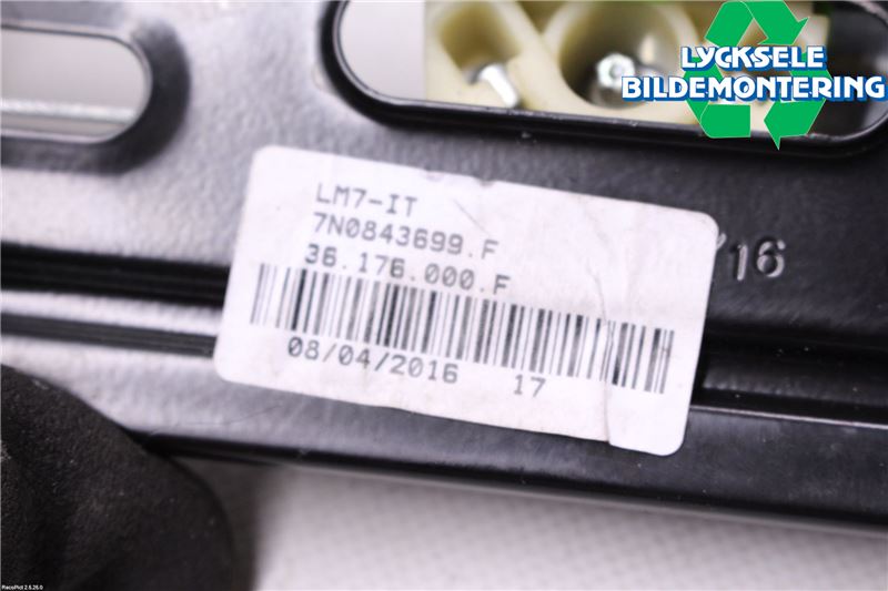 Volkswagen VW SHARAN 11- Fönsterhissmekanism