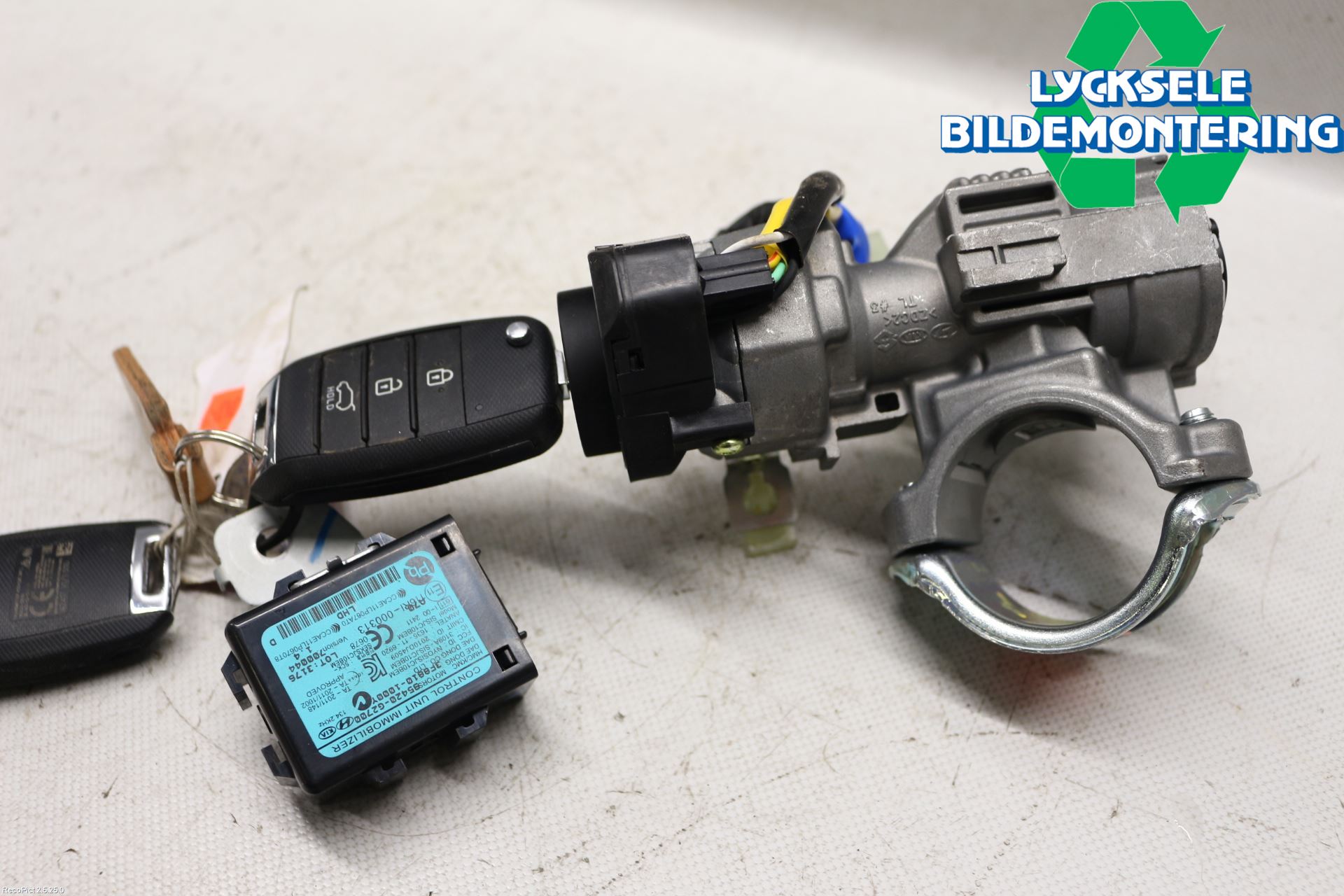 Kia NIRO (DE) 17-22 Rattlås-Tändlås Elektrisk