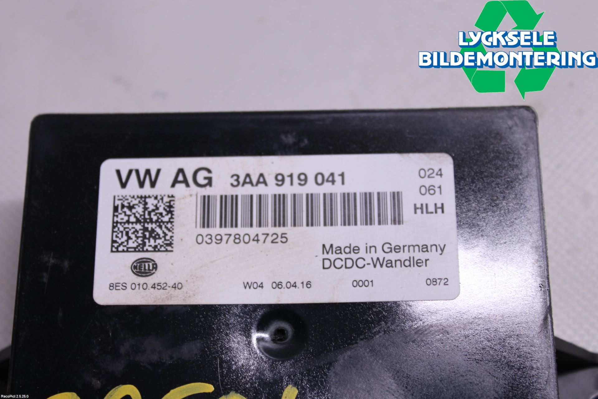 Volkswagen VW SHARAN 11- Styrenhet Övrigt