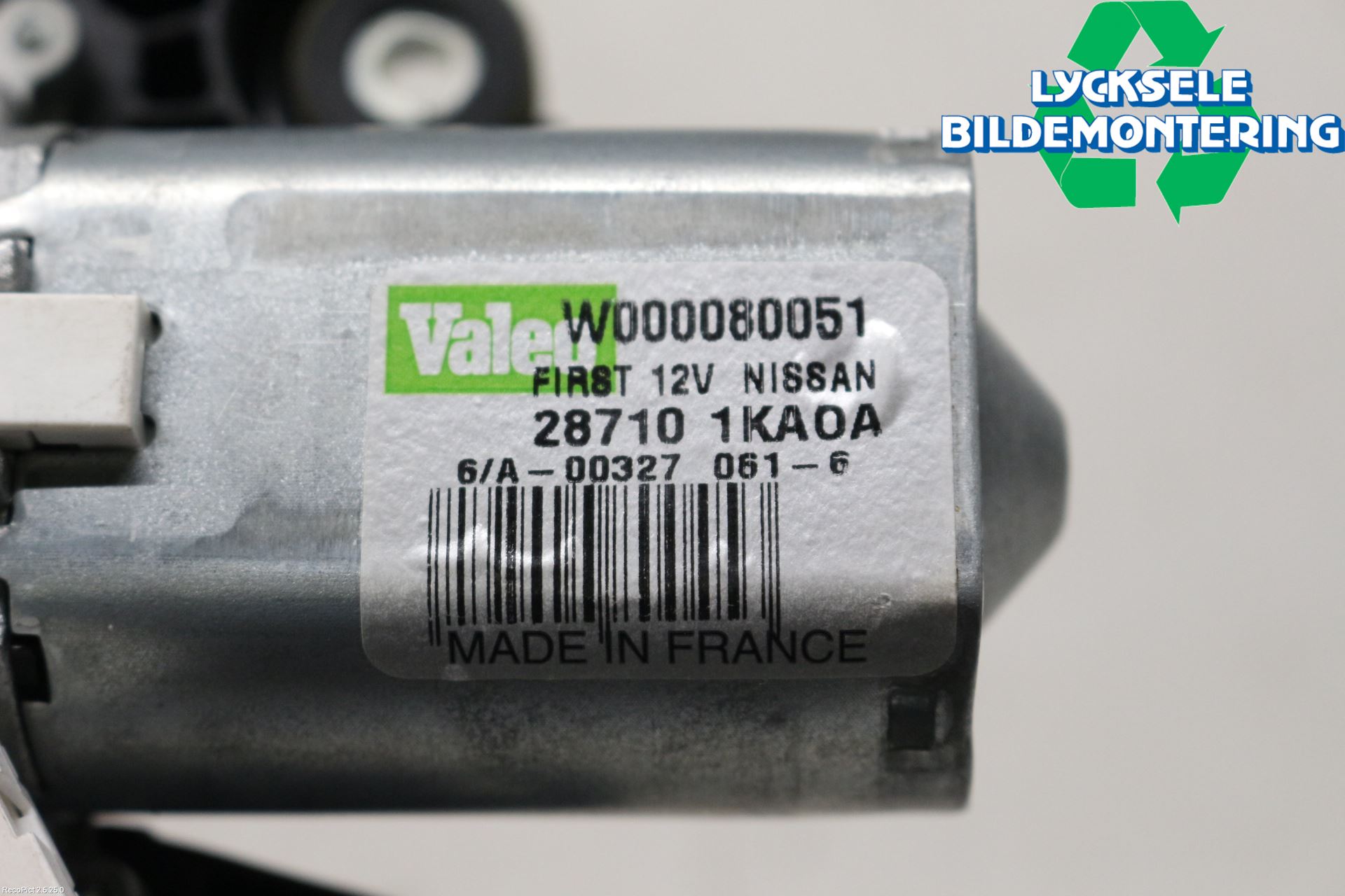 Nissan PULSAR Torkarmotor Baklucka