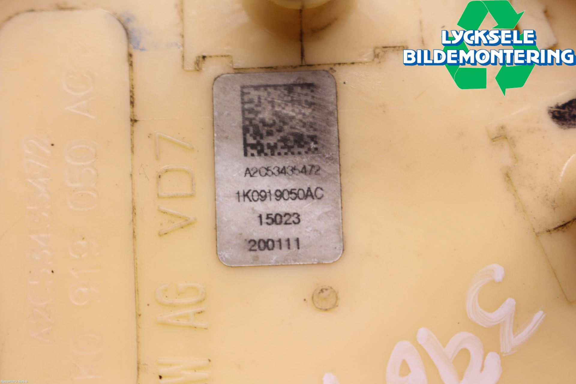 Skoda SUPERB 09-15 Bränslepump El