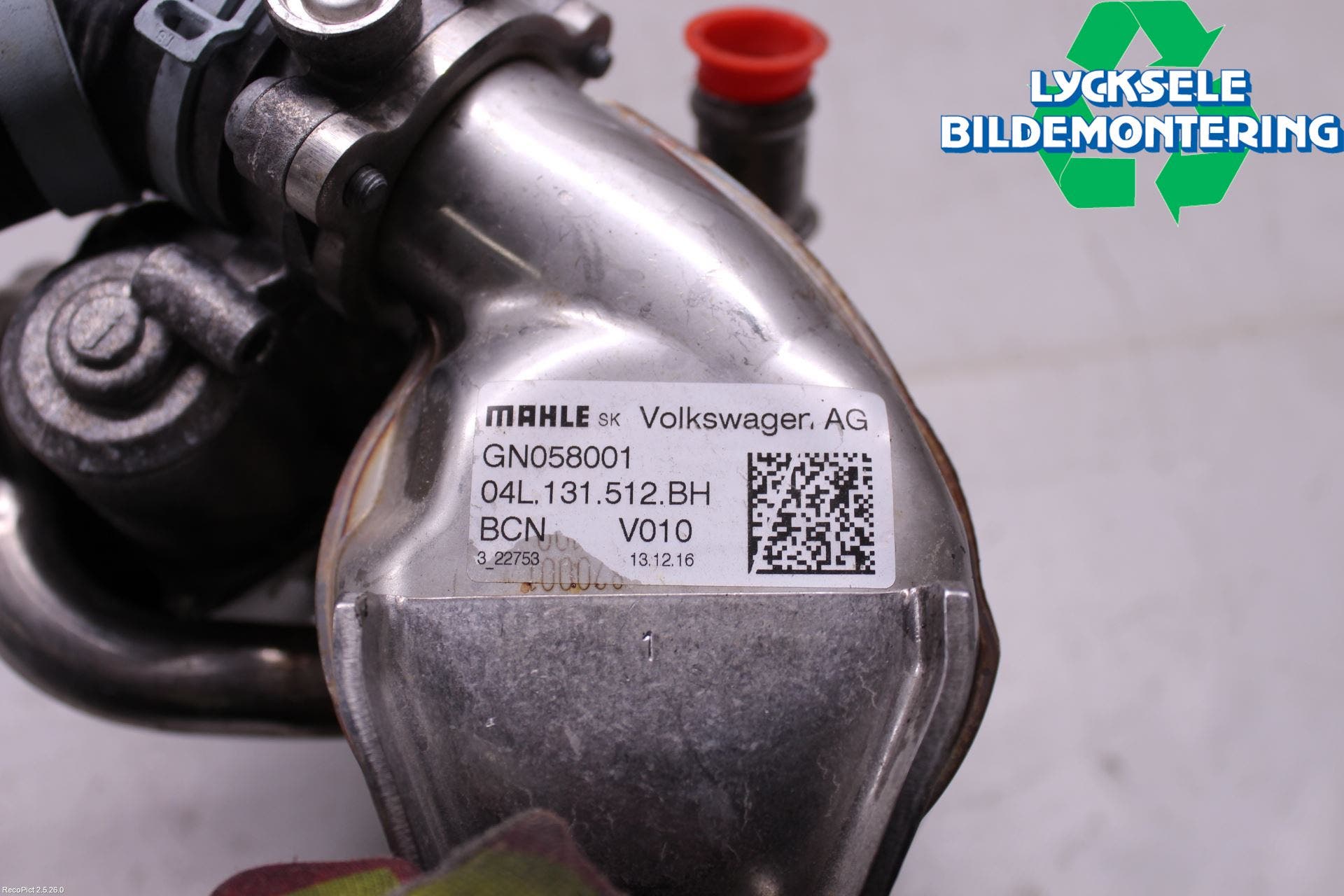 Volkswagen VW TIGUAN 16-24 Avgaskylare