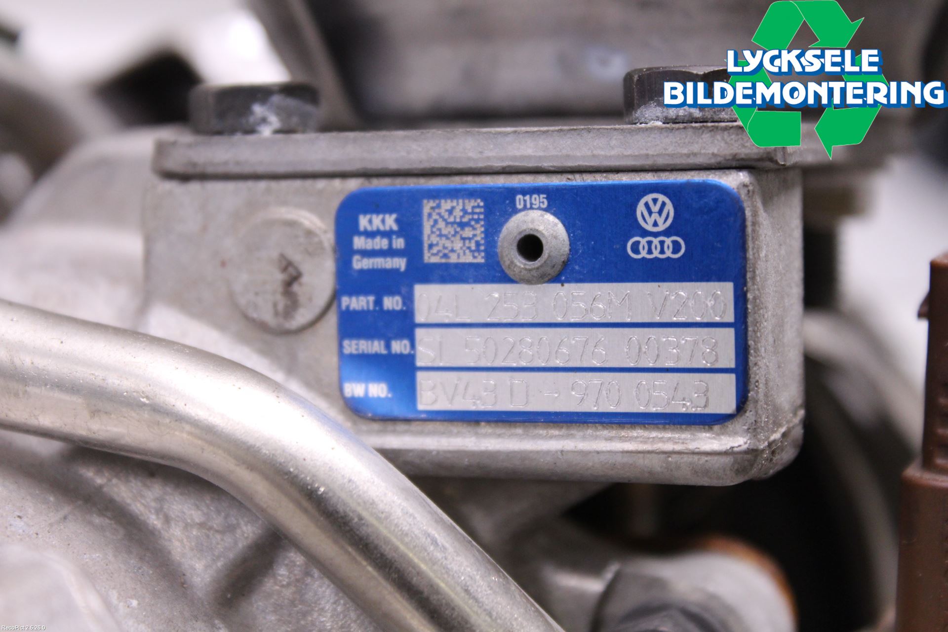 Volkswagen VW TIGUAN 16-24 Turboaggregat