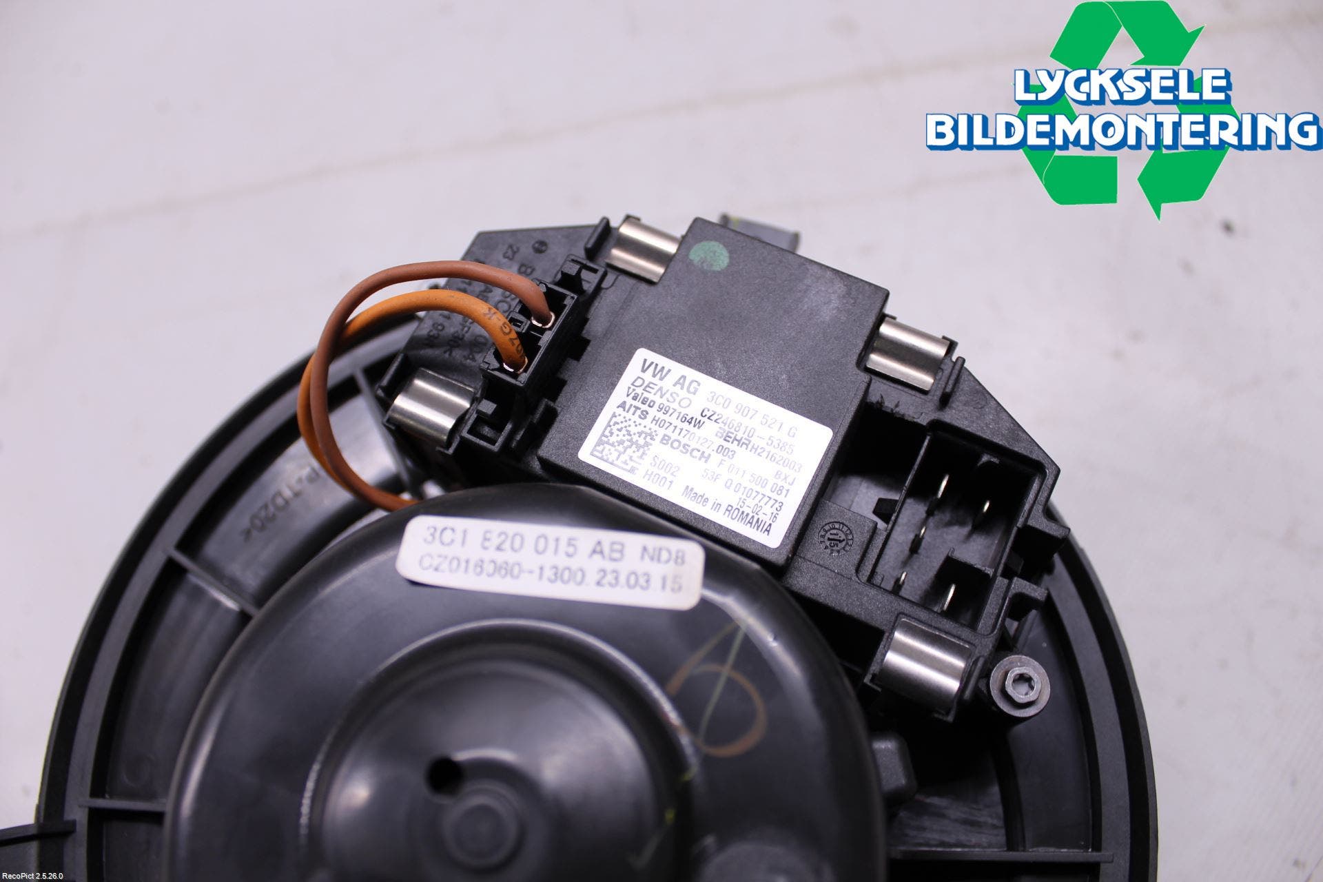 Skoda SUPERB 09-15 Ac Värmefläkt