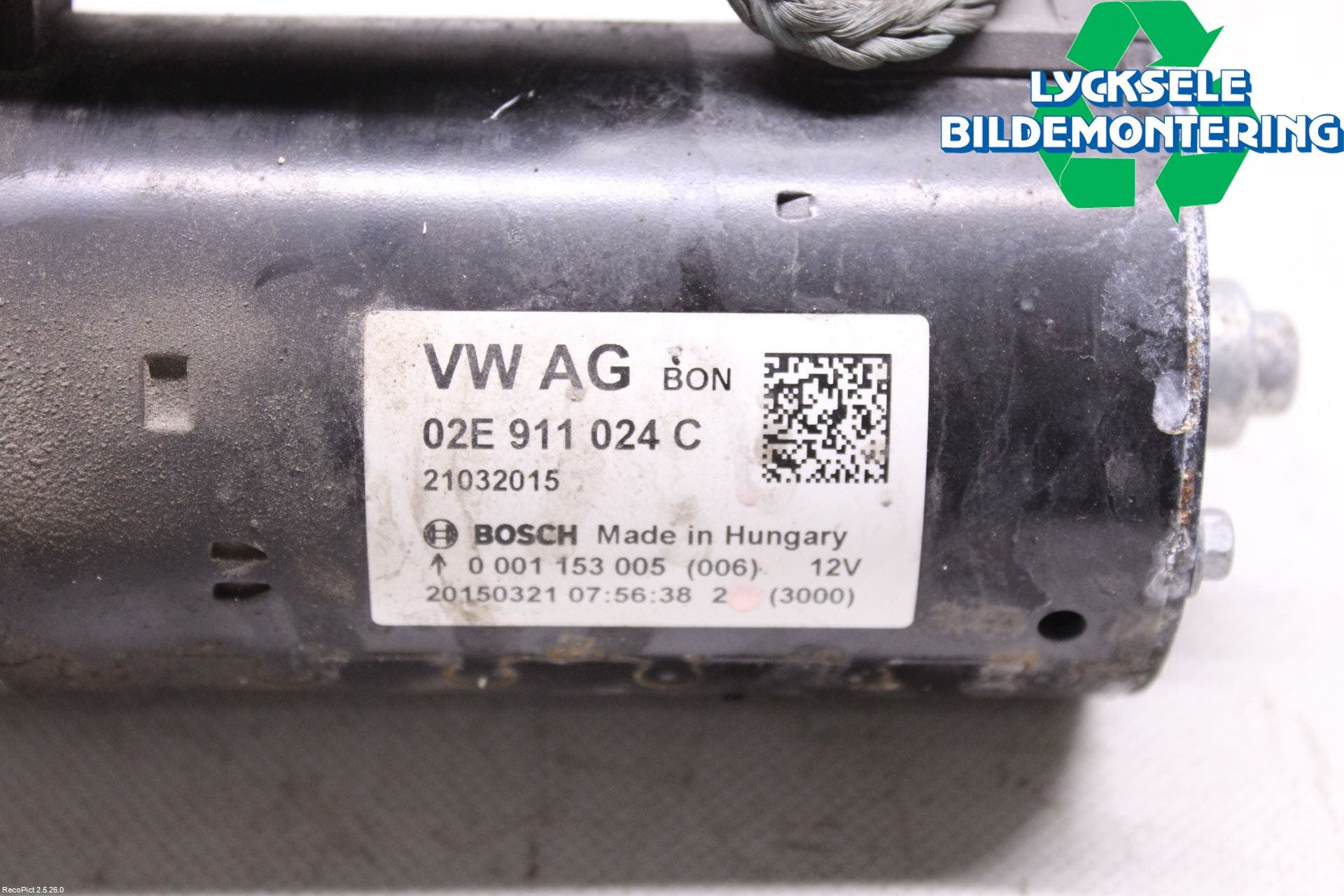 Skoda SUPERB 09-15 Startmotor Diesel