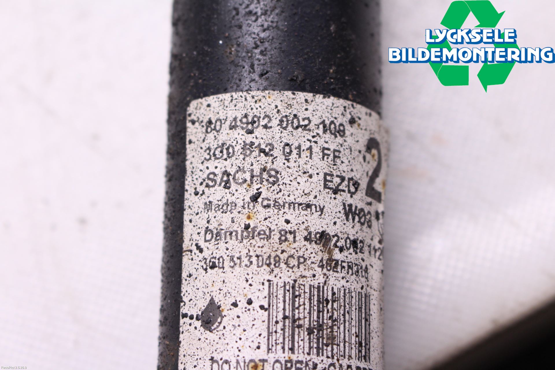 Skoda SUPERB 09-15 Stötdämpare Bak