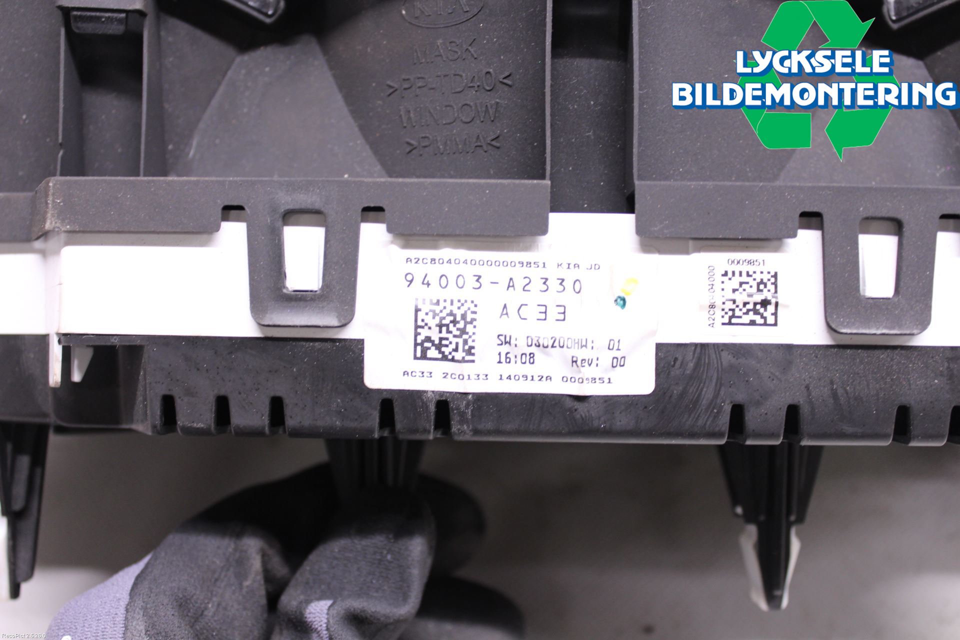 Kia CEED 12-18 Instrument Komb