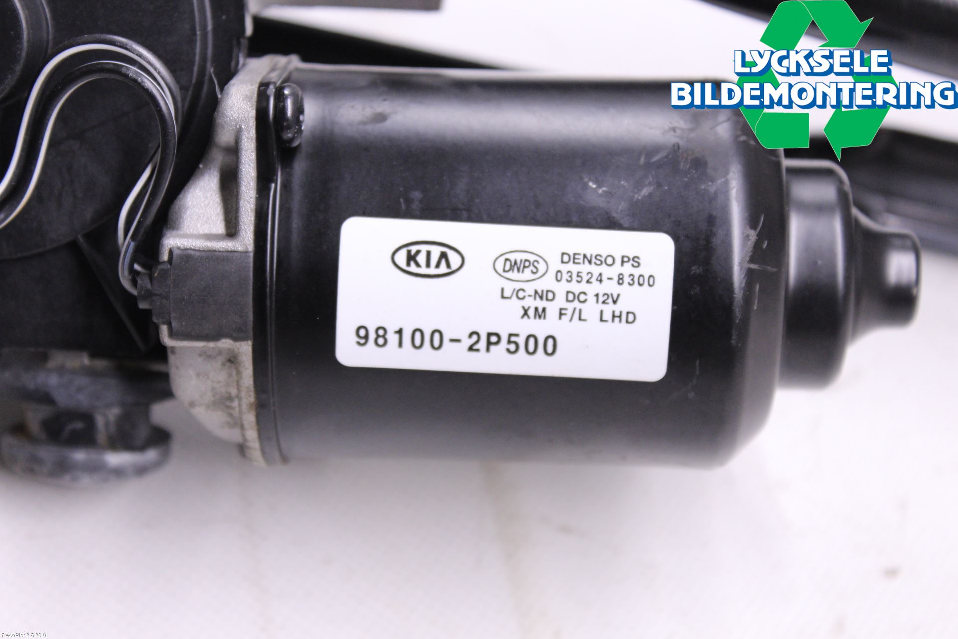 Kia SORENTO 10-14 Torkarmotor Vindruta