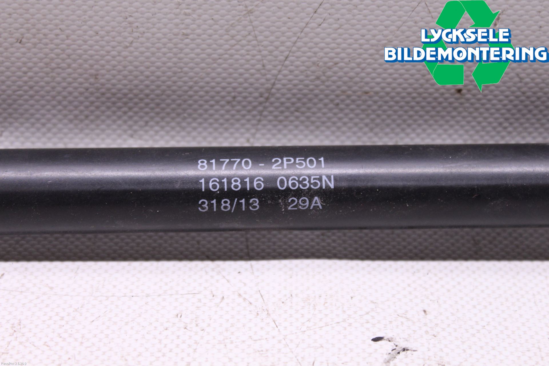 Kia SORENTO 10-14 Gasfjäder Baklucka