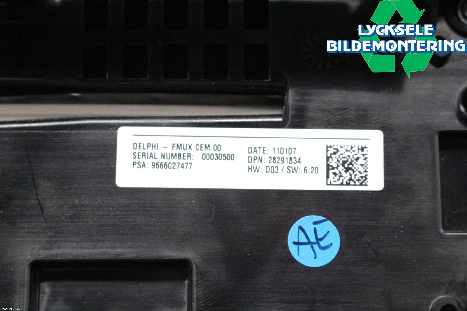 Citroen C4 II 11-18 Ac Styrenhet Ac Manöveren